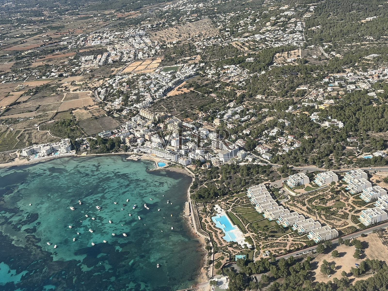 西班牙 - 伊比萨岛 - 塔拉曼卡湾照片摄影图片