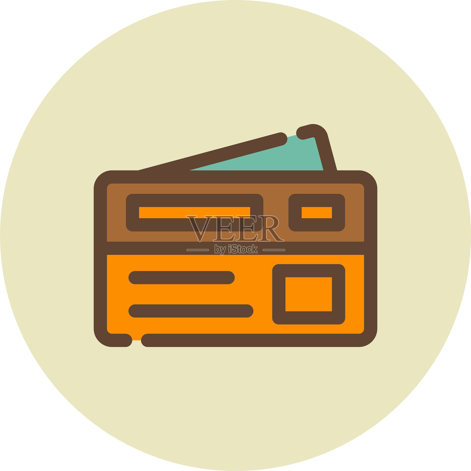 借记卡图标插画图片素材