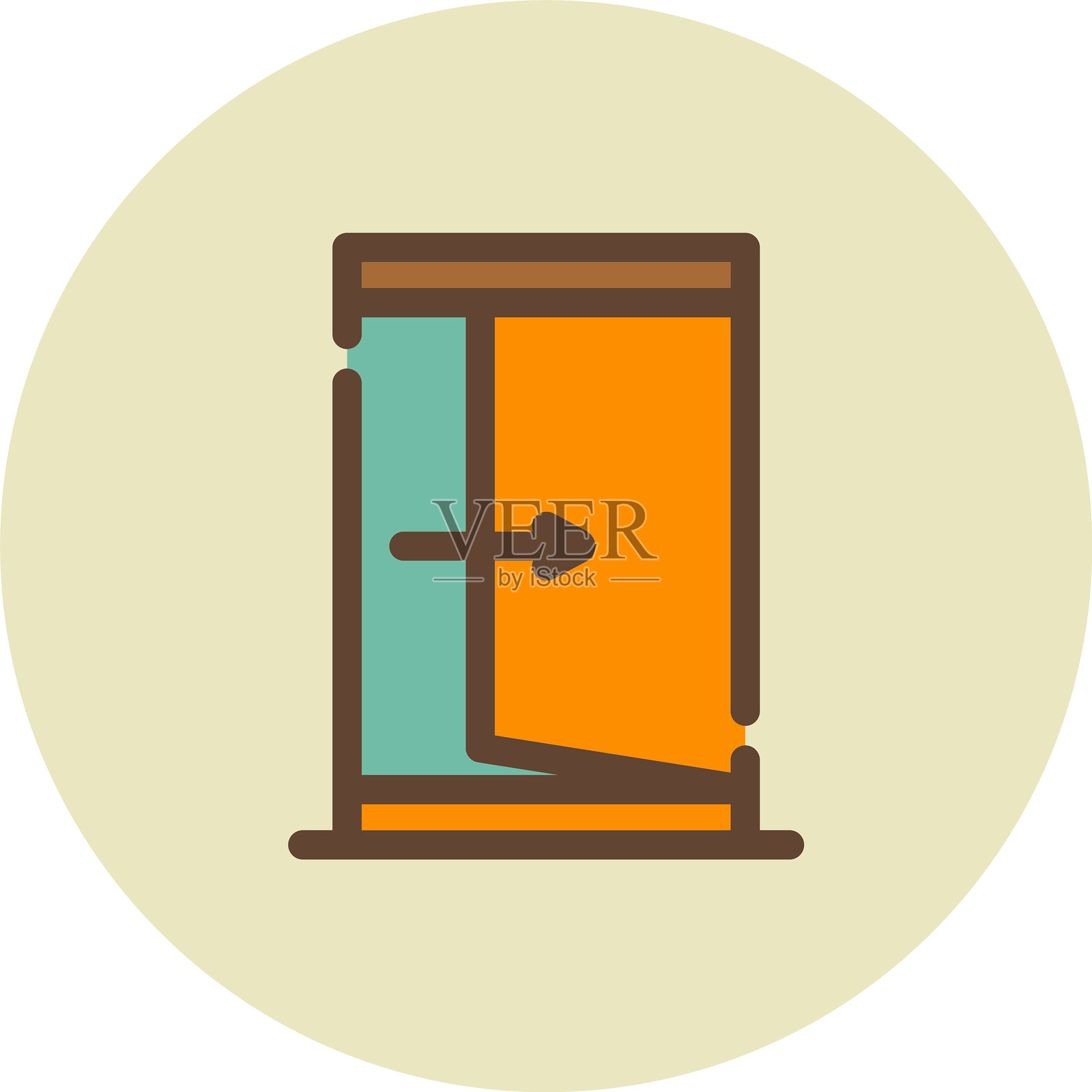 退出图标插画图片素材