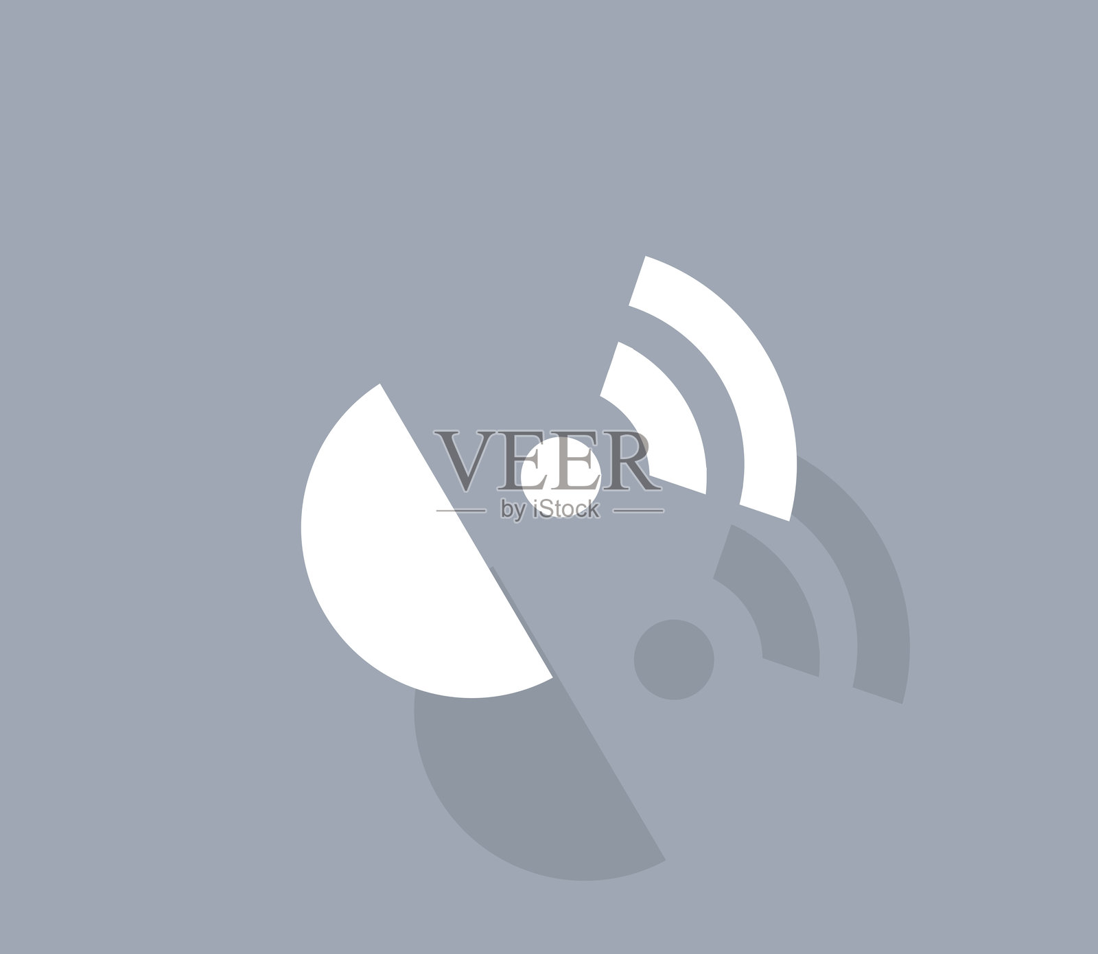 卫星天线插画图片素材