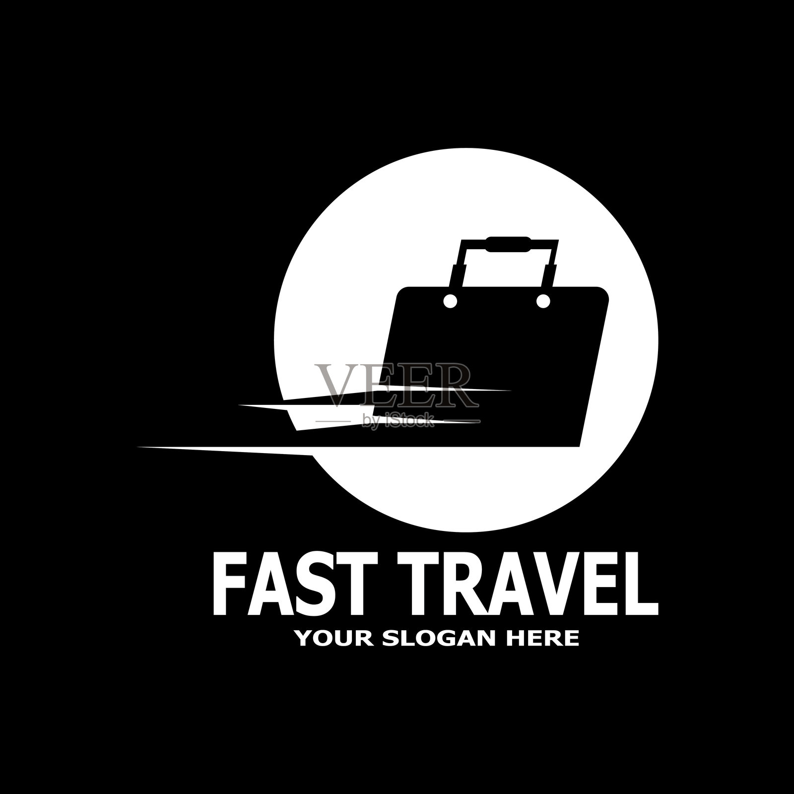 快速旅行社图标矢量模板插图插画图片素材