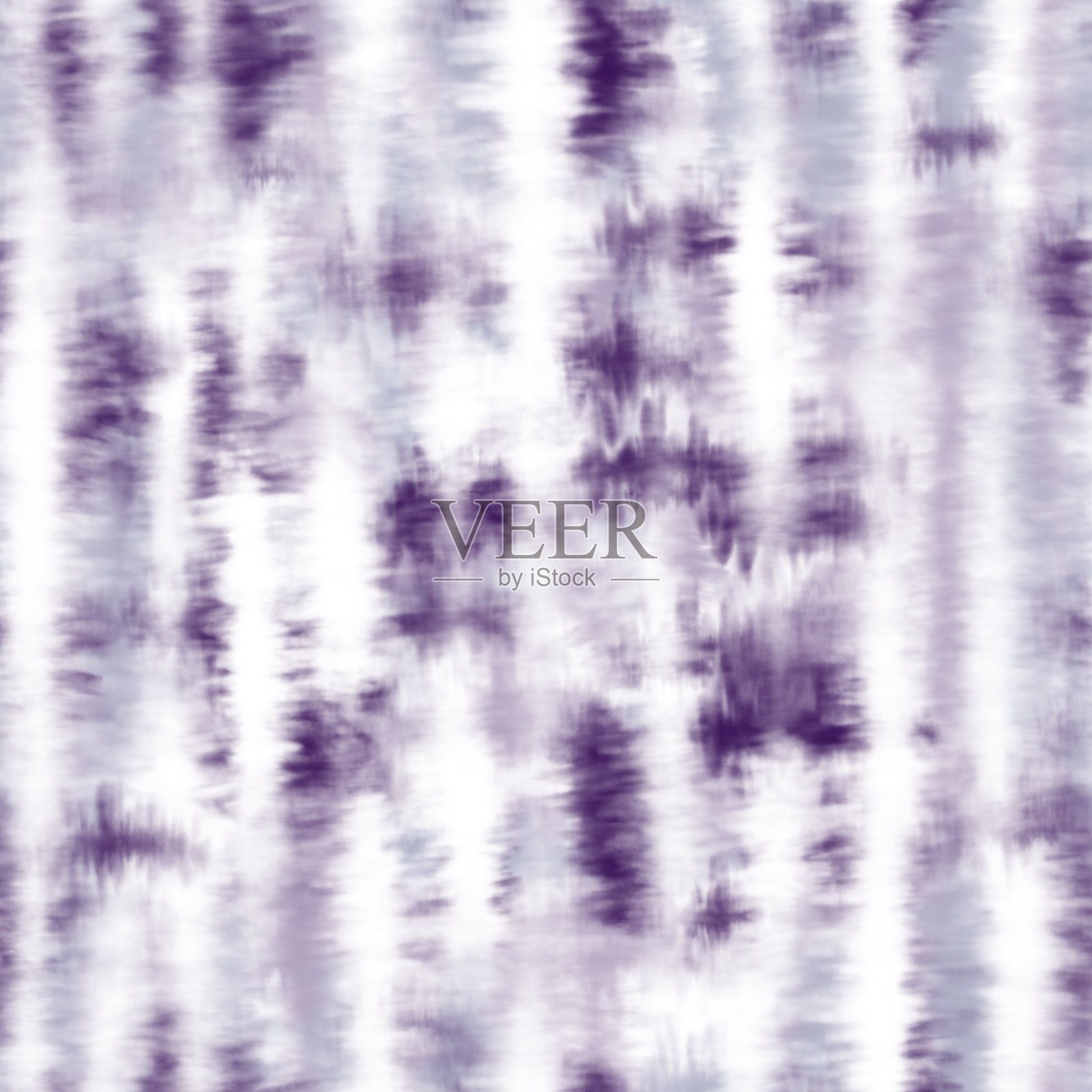 无缝的紫色和淡紫色染色图案,带有白色竖条纹。照片摄影图片