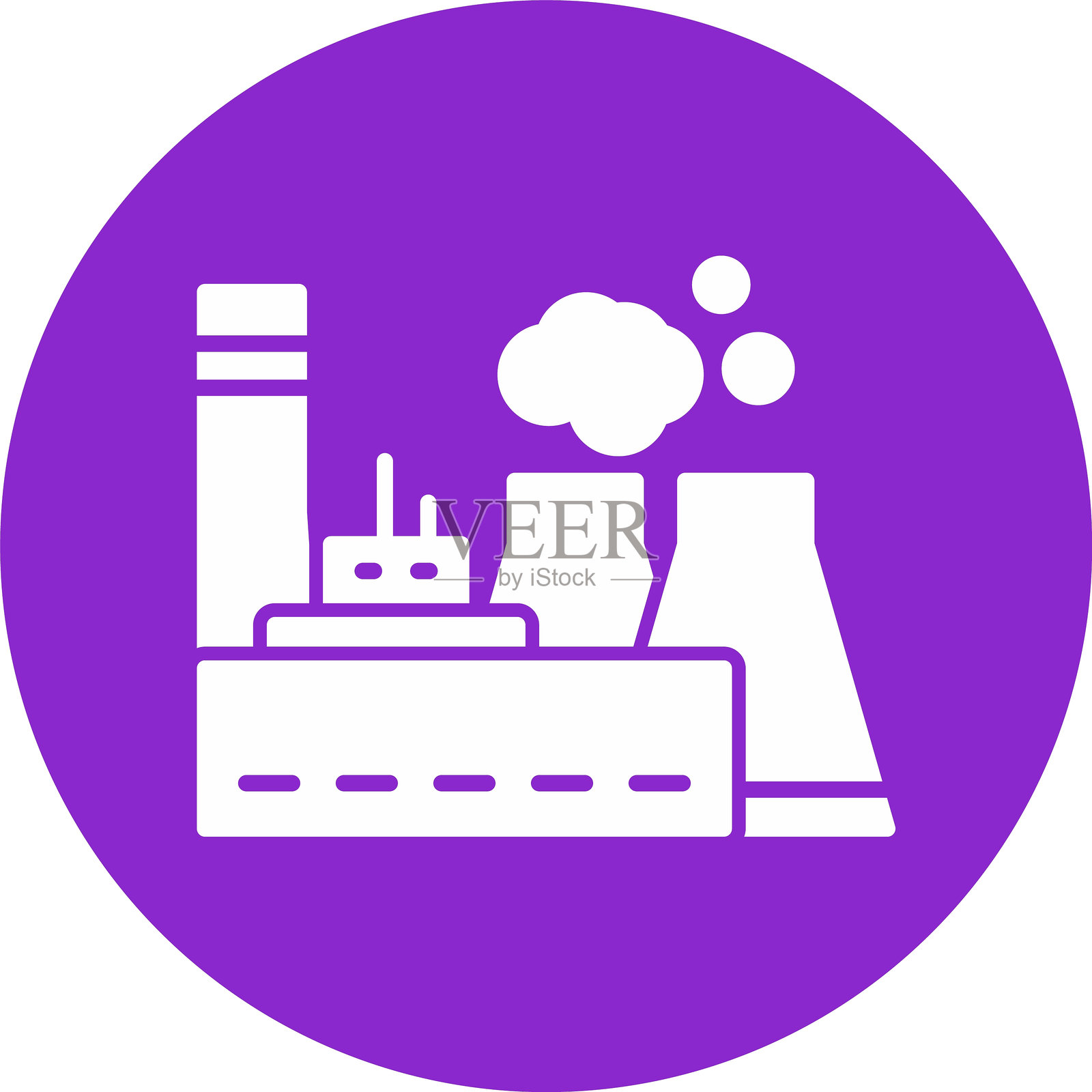 发电站插画图片素材