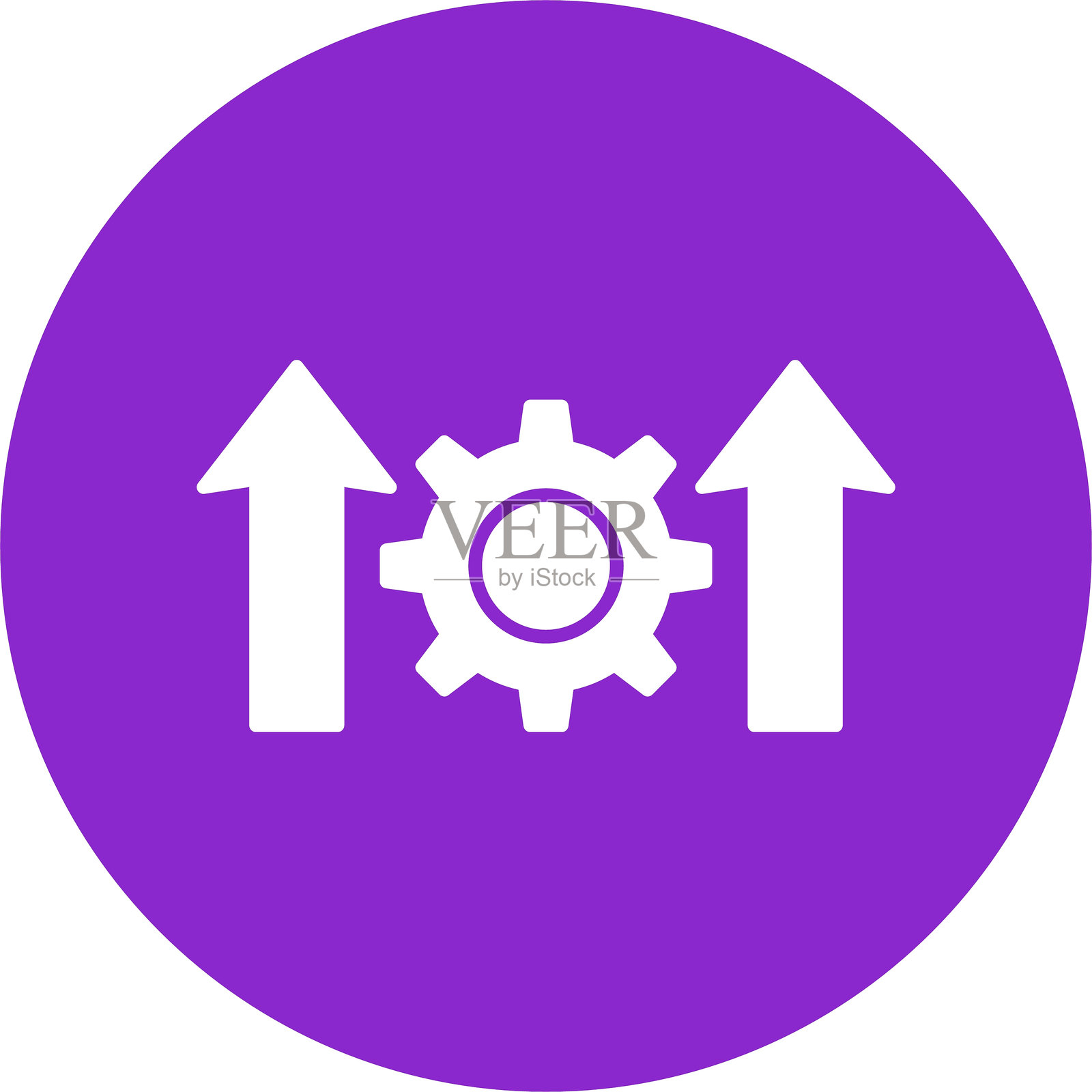 自动化图标圆形设计插画图片素材