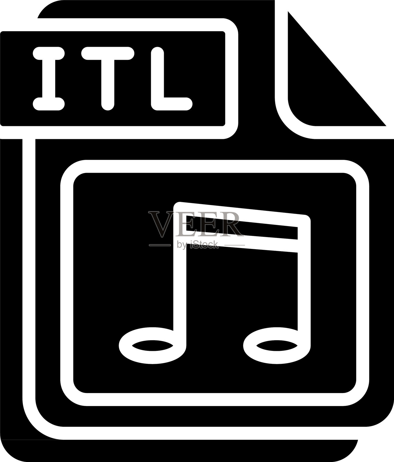 ITL 字形图标插画图片素材