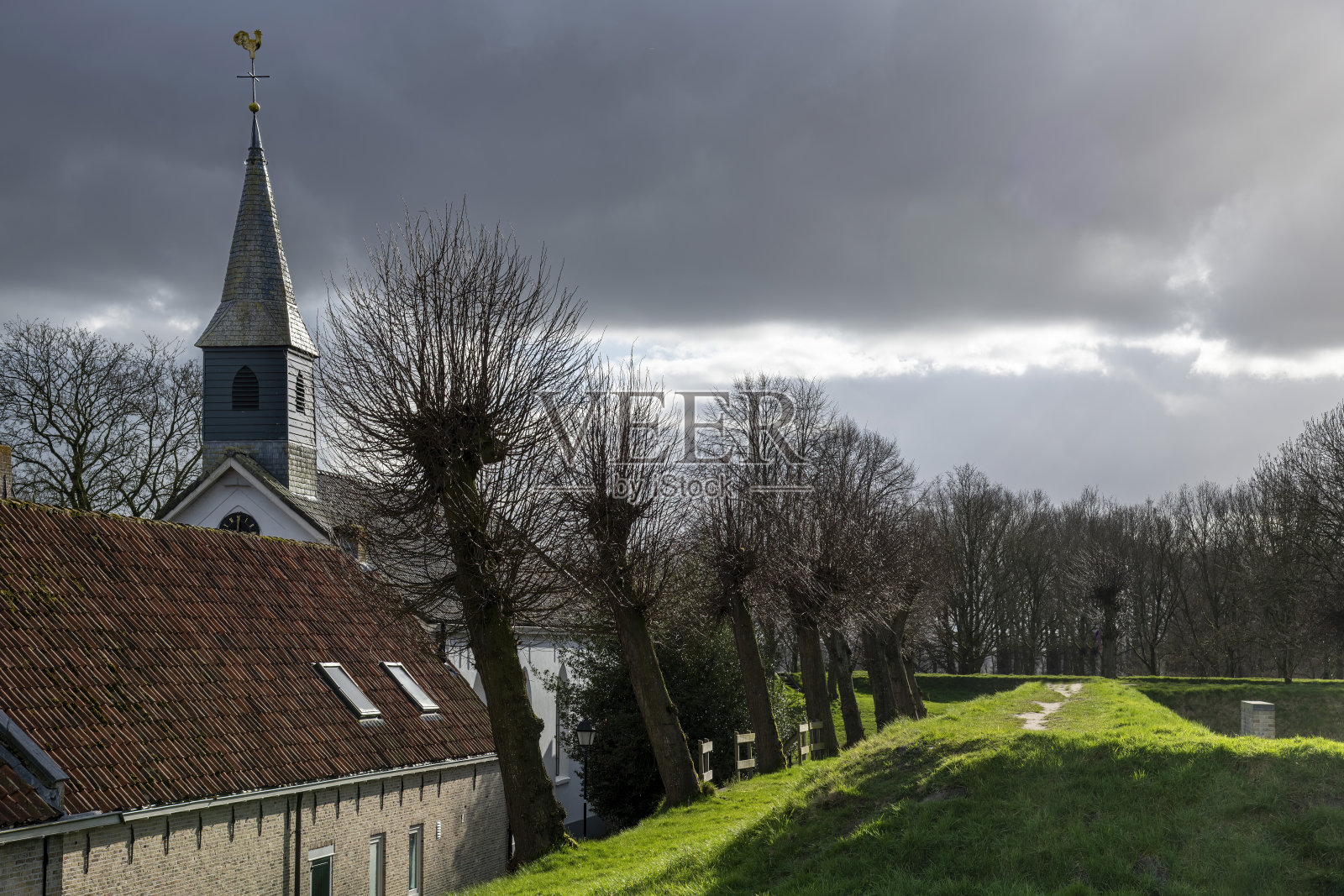 博尔坦赫村(前博尔坦赫堡),荷兰照片摄影图片