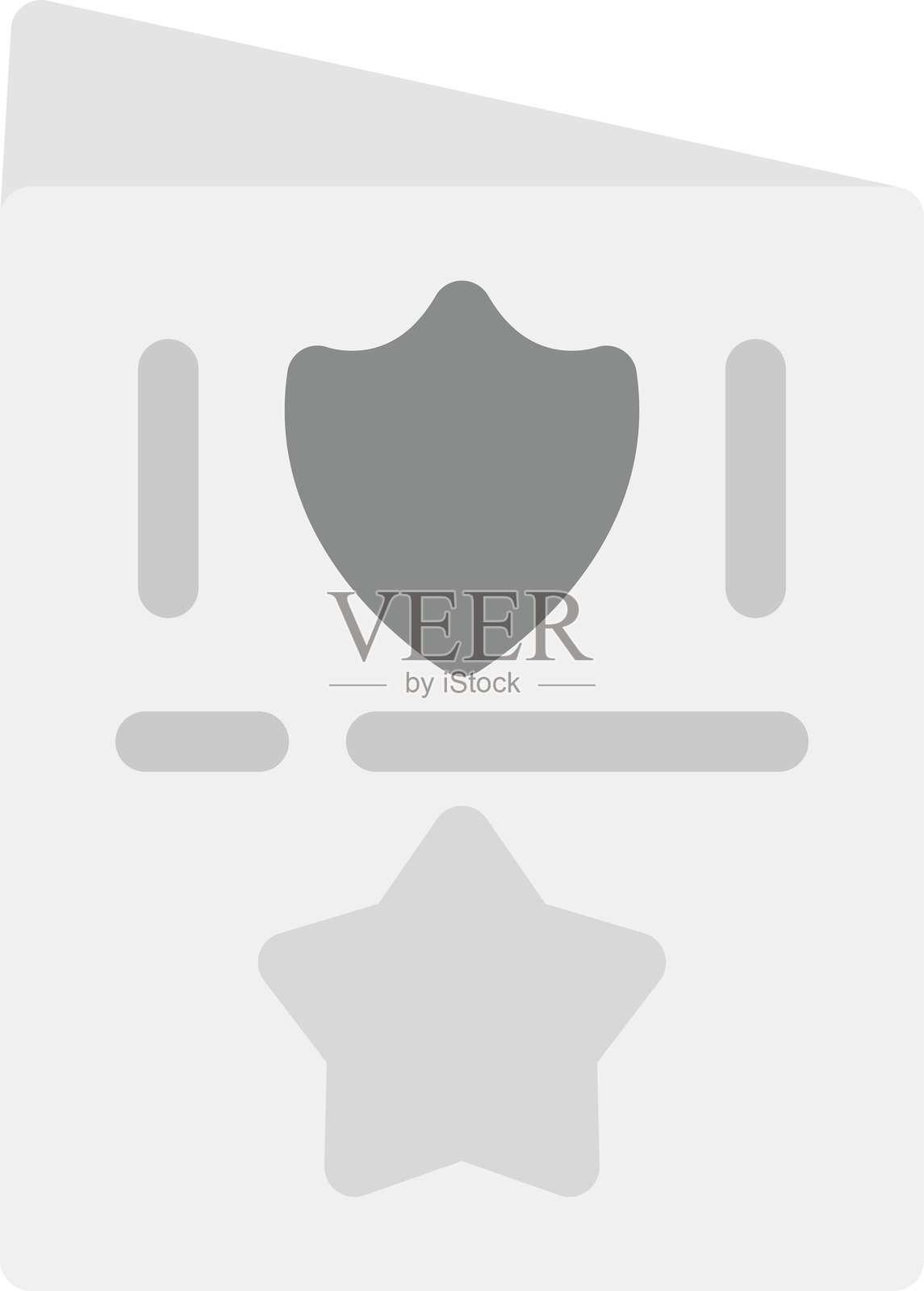 警察档案图标插画图片素材