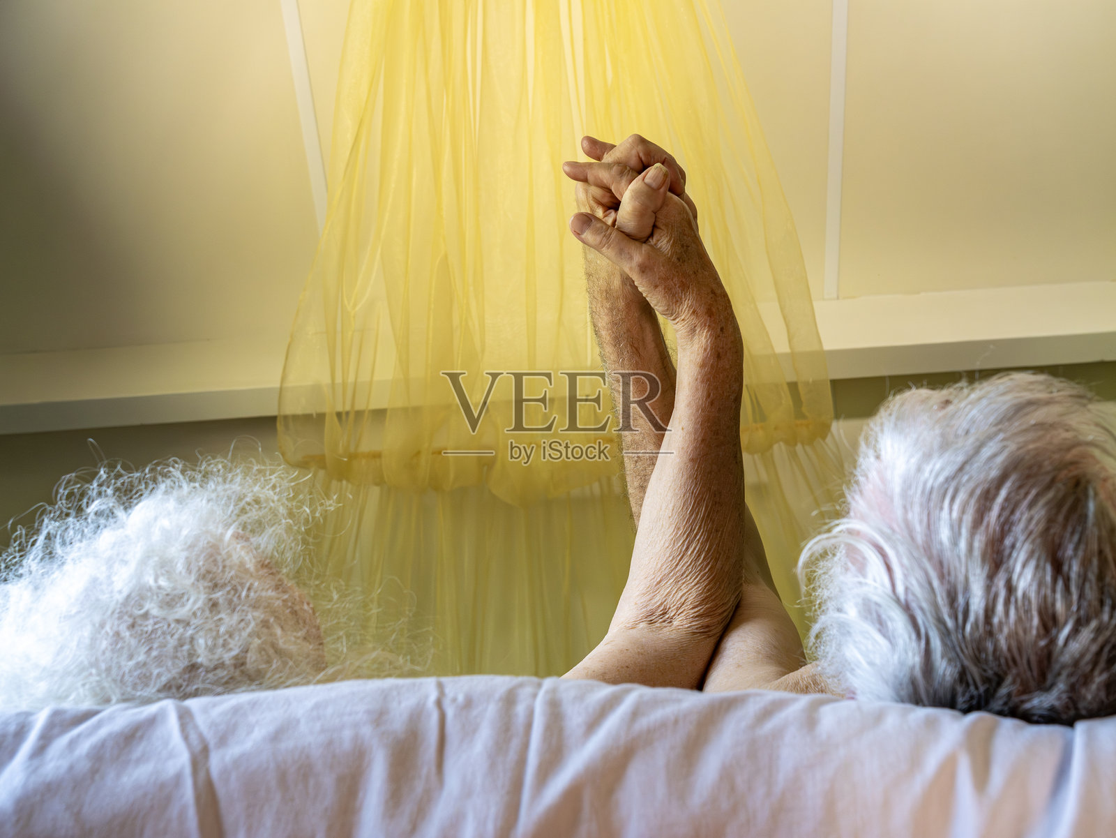 老年人的爱情。照片摄影图片