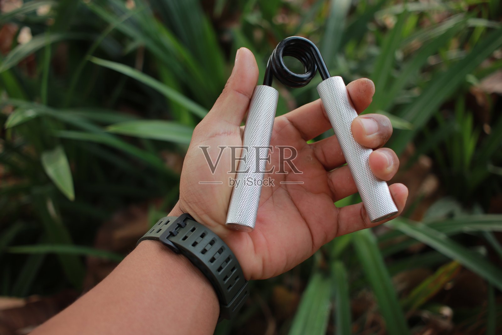 手握力训练照片摄影图片