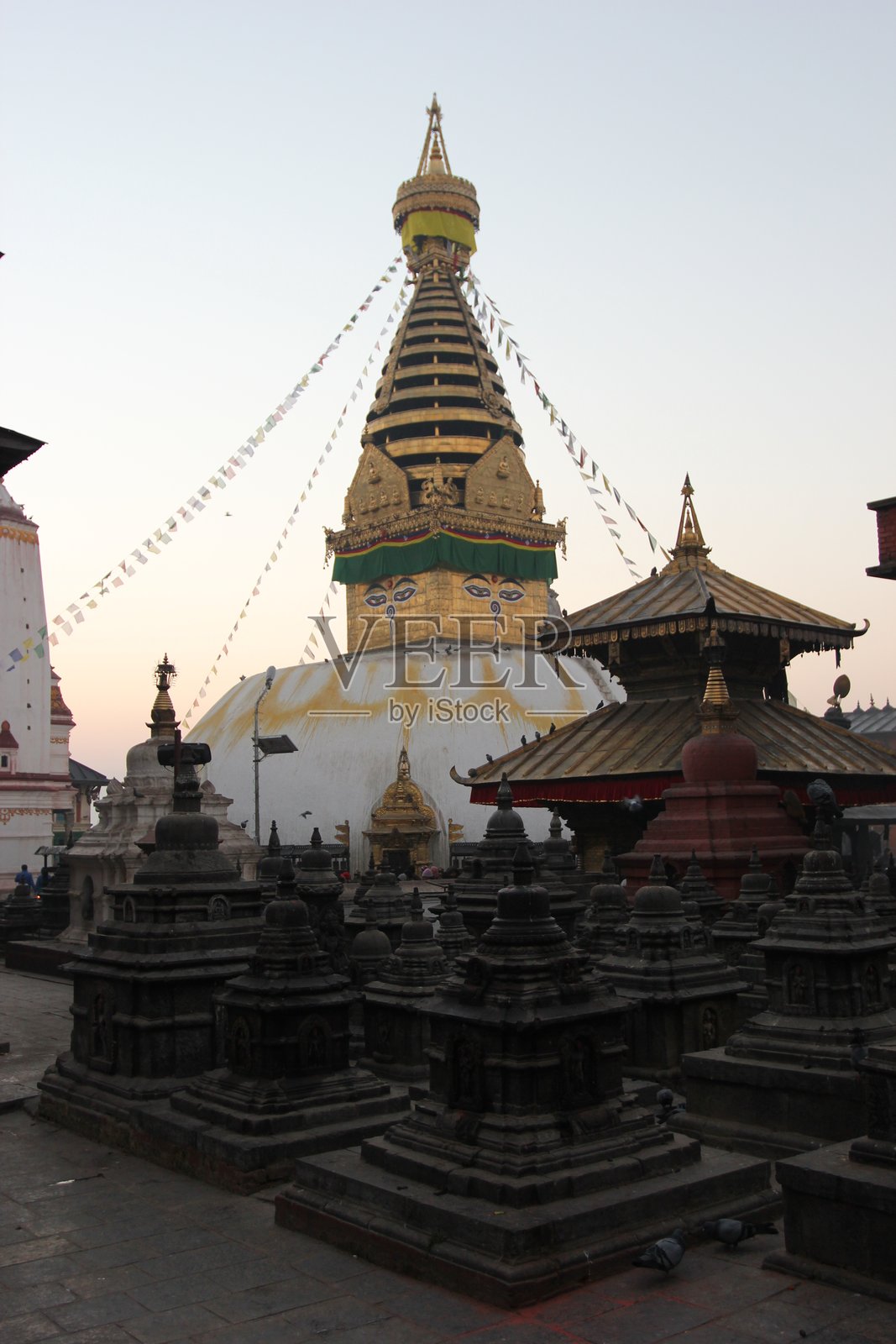 斯瓦扬布纳特寺照片摄影图片