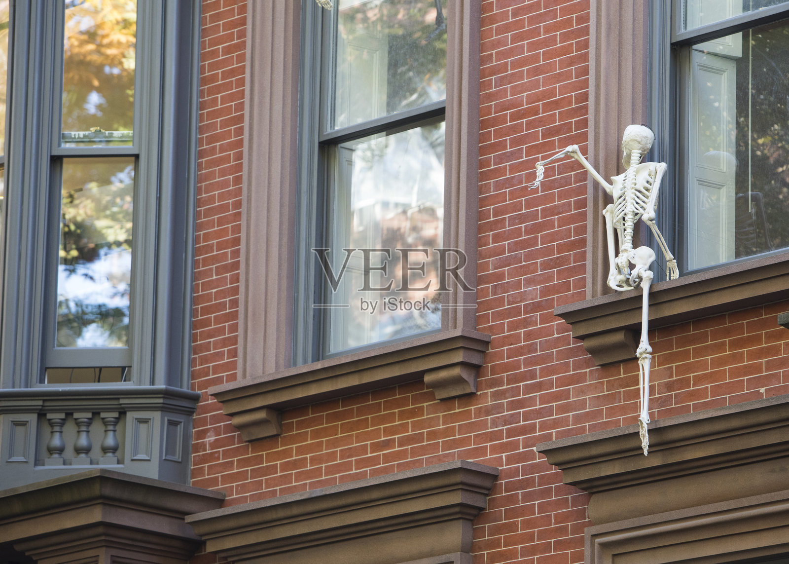 纽约市的万圣节照片摄影图片