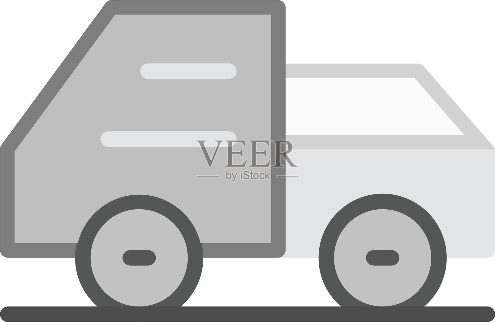 垃圾车图标插画图片素材