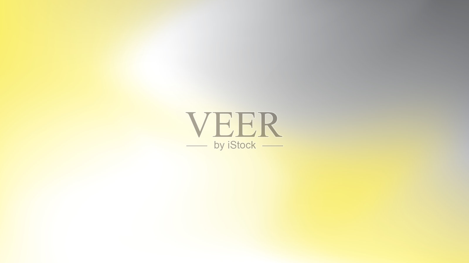 抽象的彩色模糊渐变背景,包含黄色、白色和灰色。矢量插图。插画图片素材