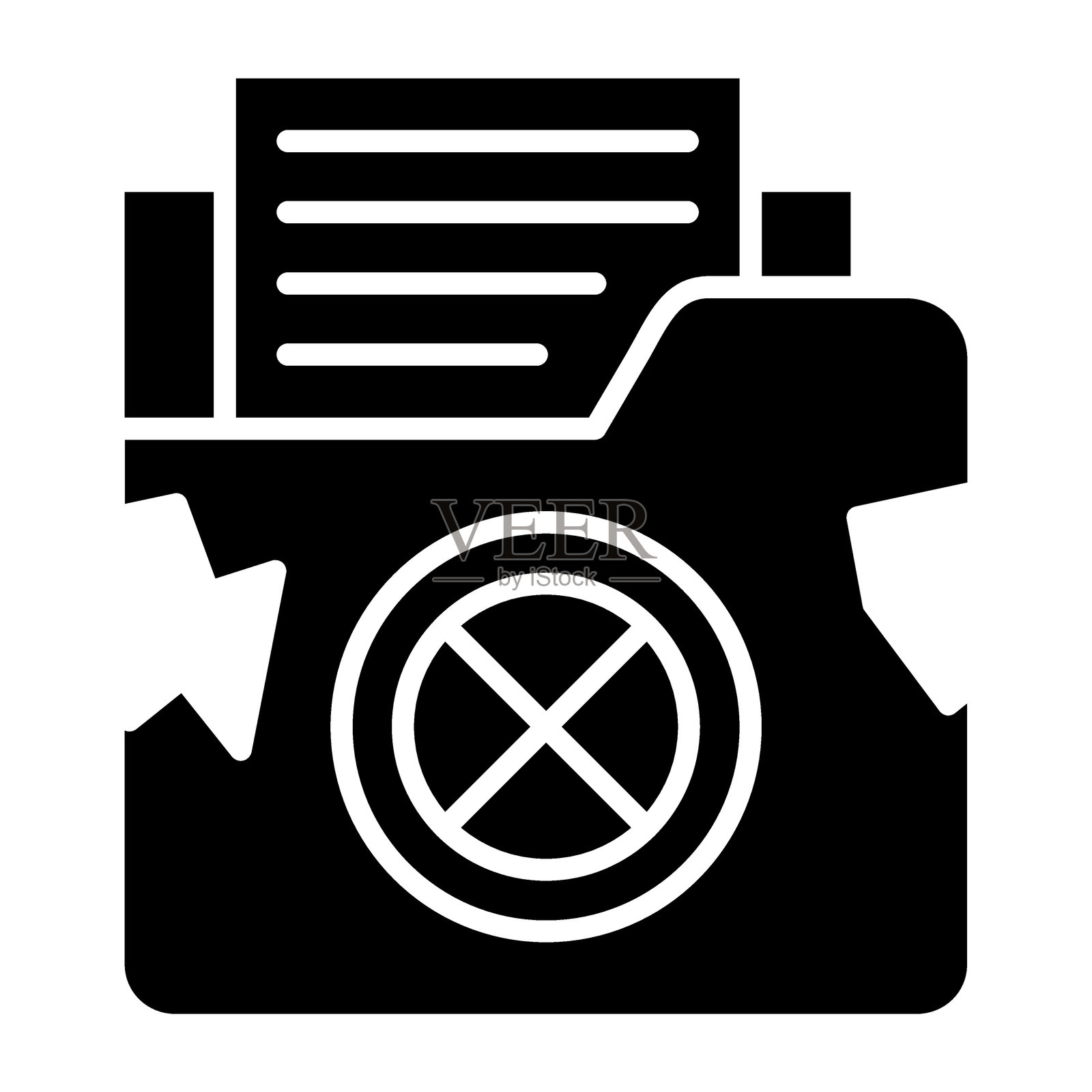 数据侵权图标风格插画图片素材