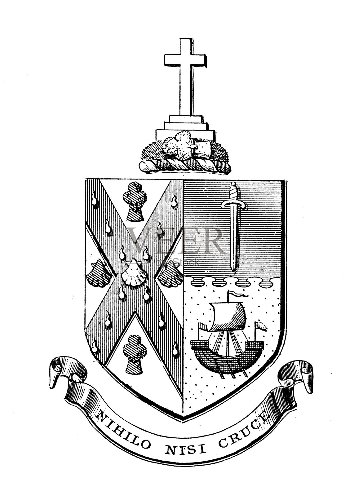 纹章徽章:乔治·巴伯照片摄影图片