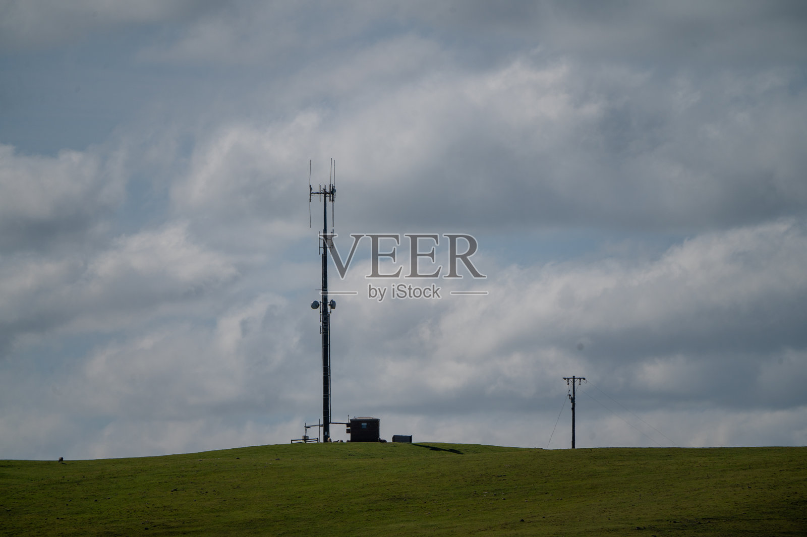 澳大利亚乡村的通信塔照片摄影图片