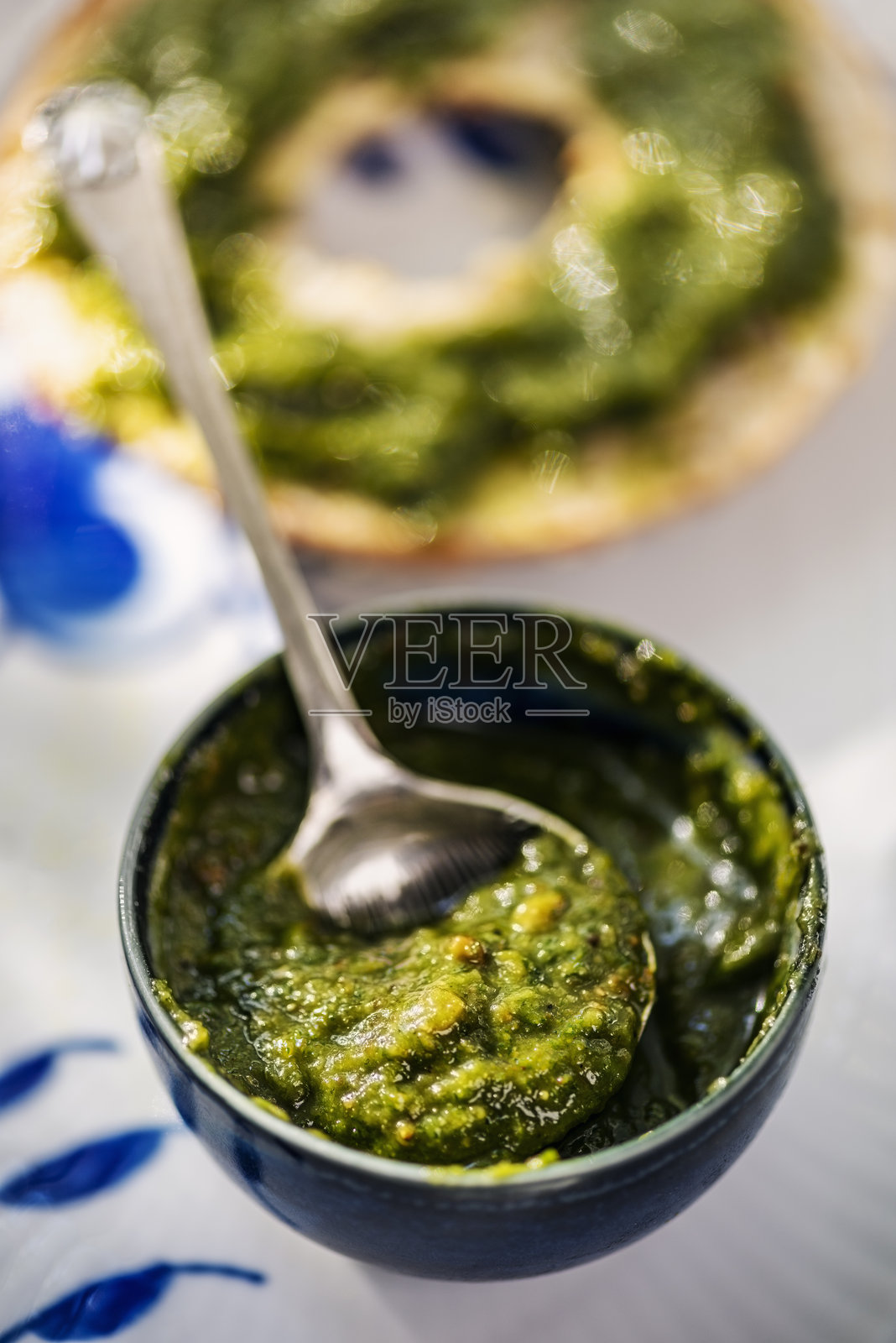 素食香蒜酱照片摄影图片