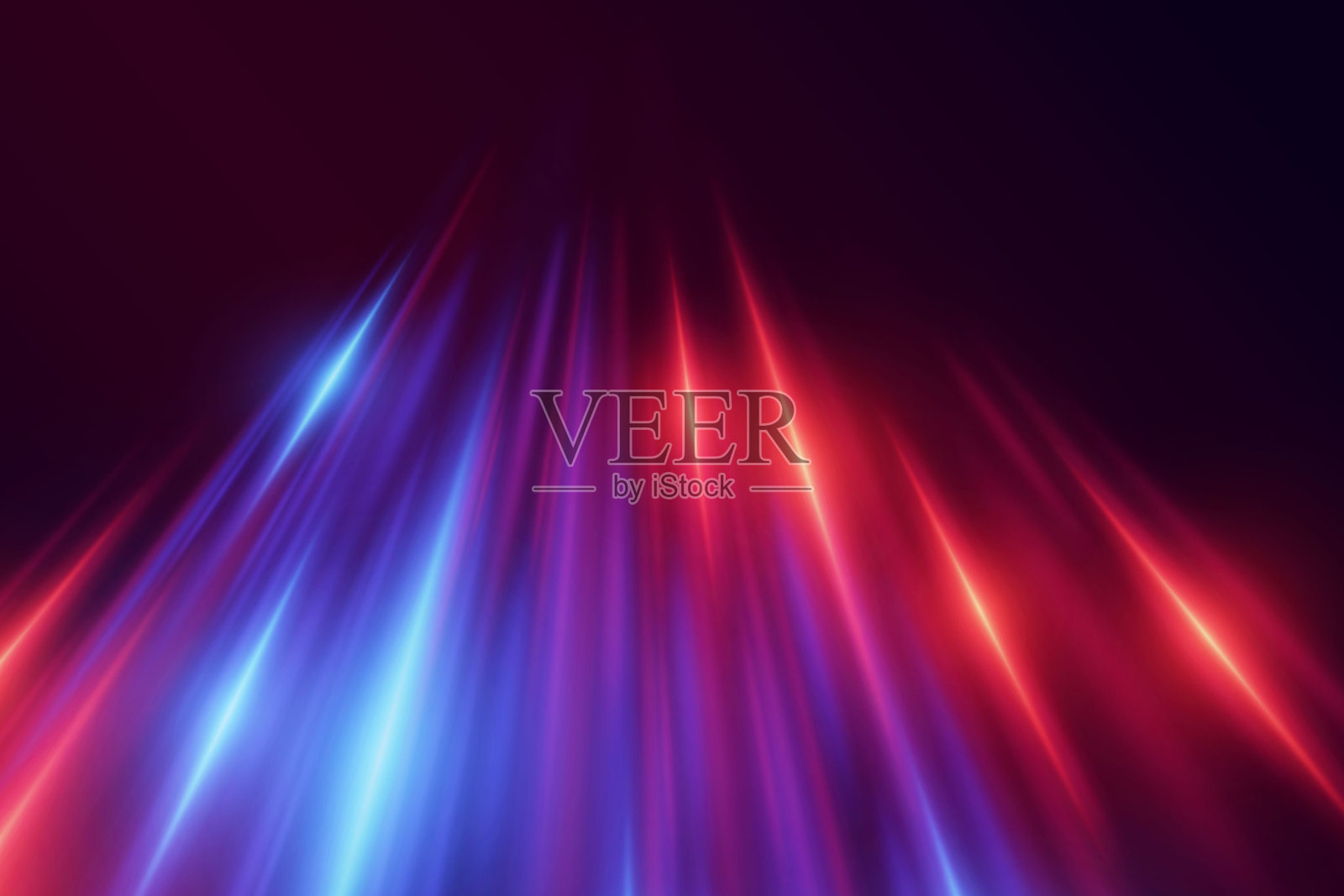 闪亮线条的发光效果。恶魔般的移动速度光轨和路径效果。插画图片素材