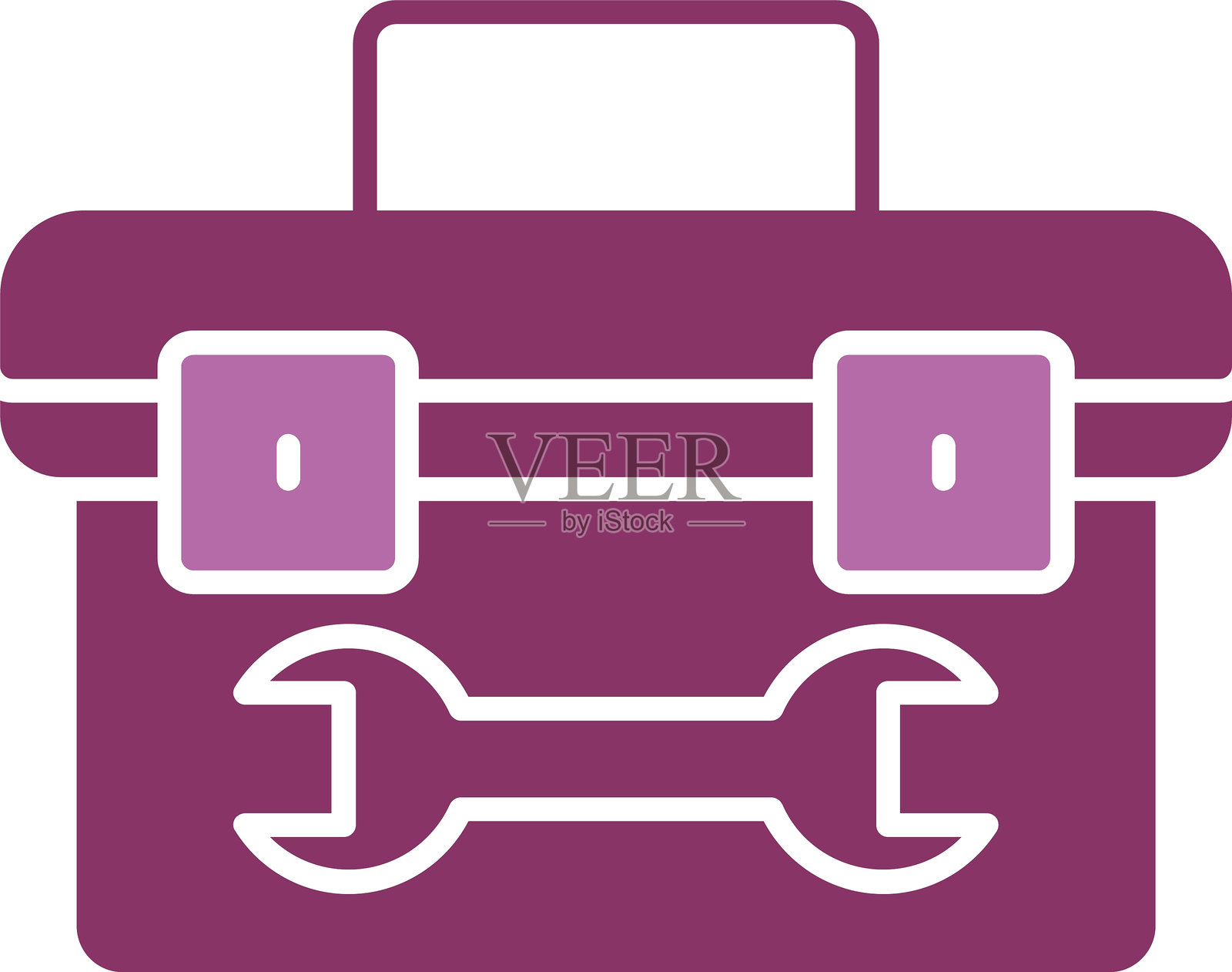 工具箱图标(双色)插画图片素材