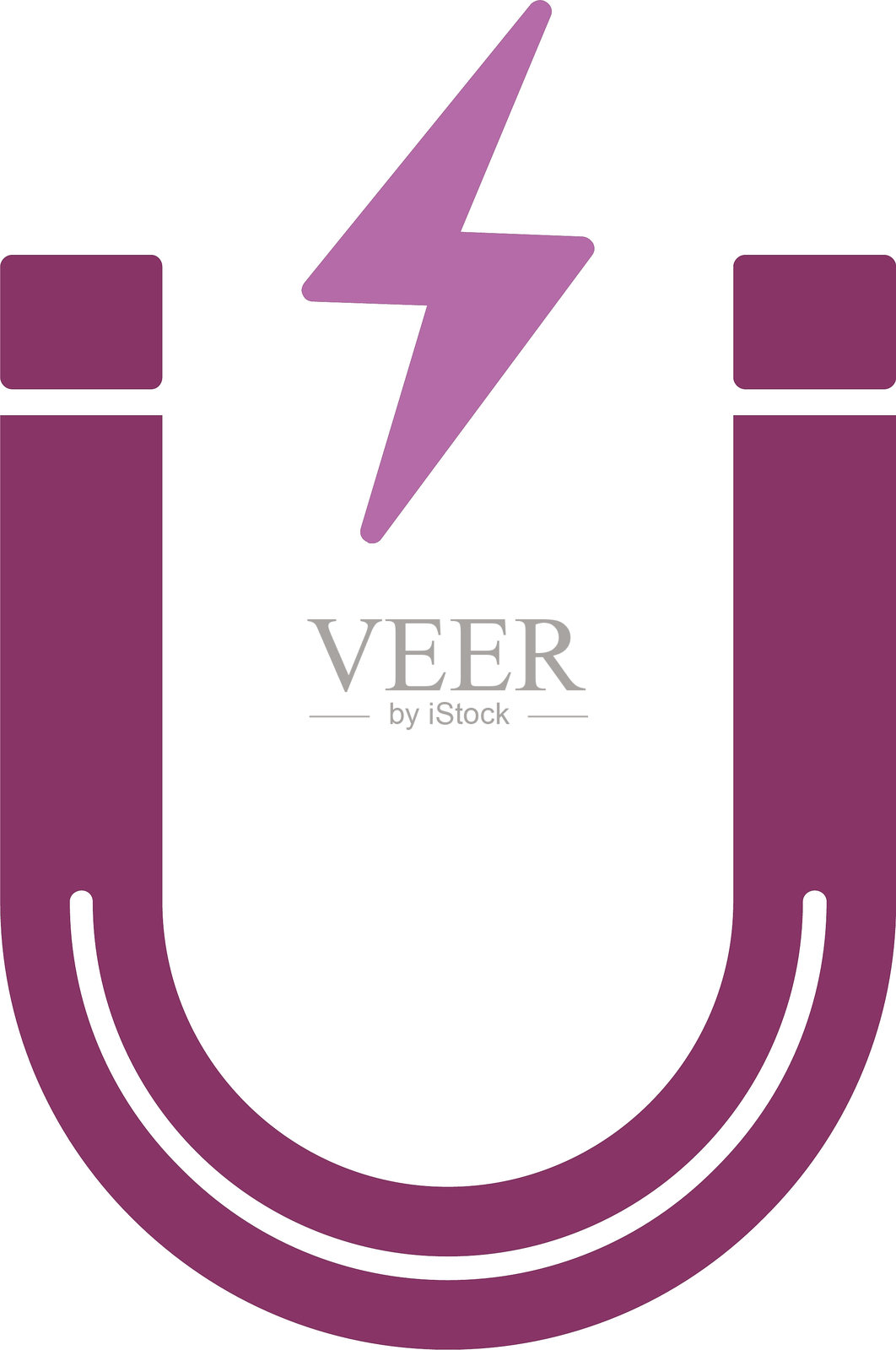 磁铁图标(双色)插画图片素材