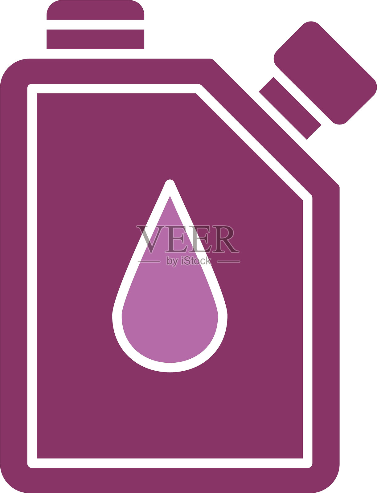 罐子图标(双色)插画图片素材