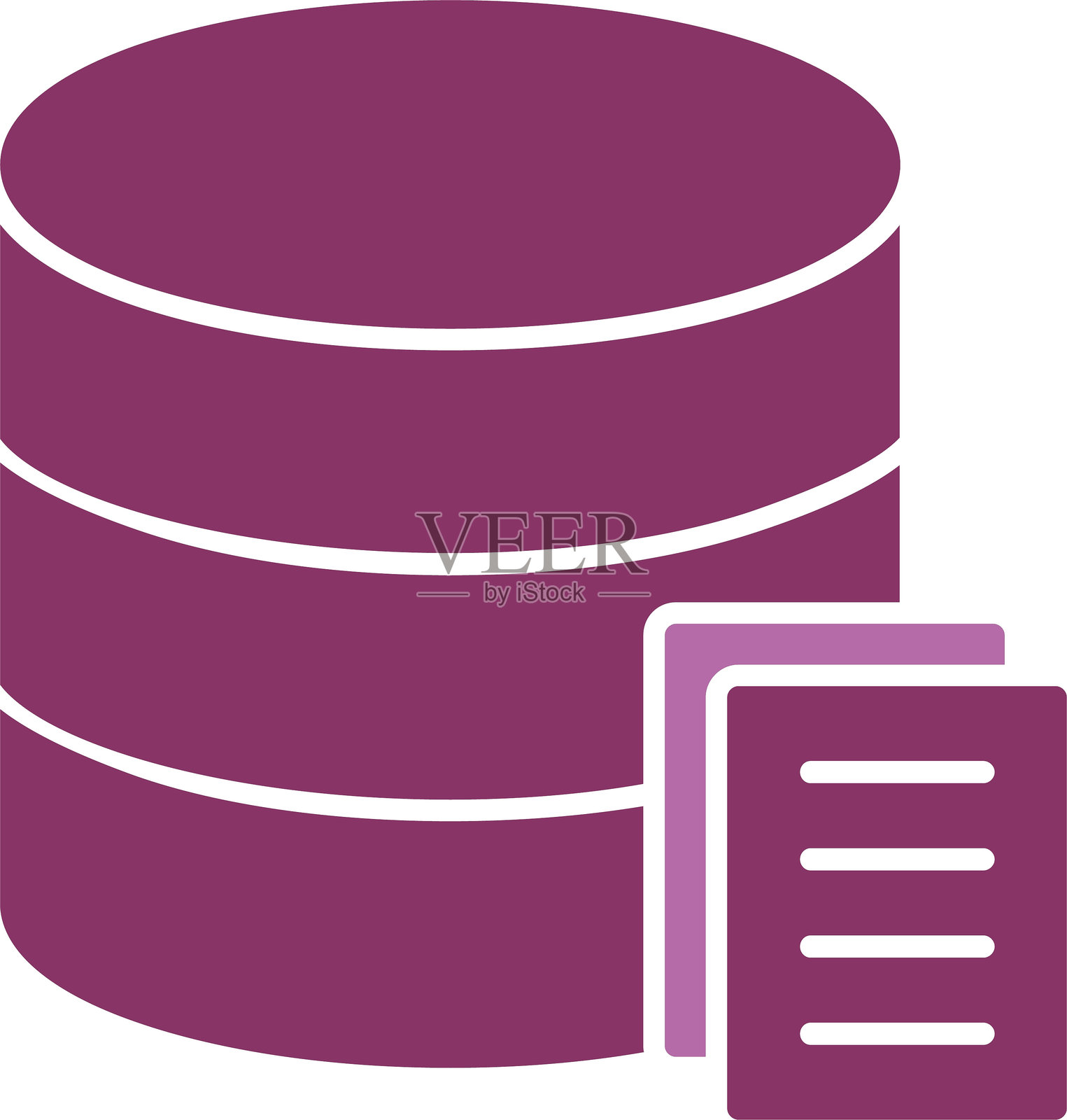 数据图标双色图标插画图片素材