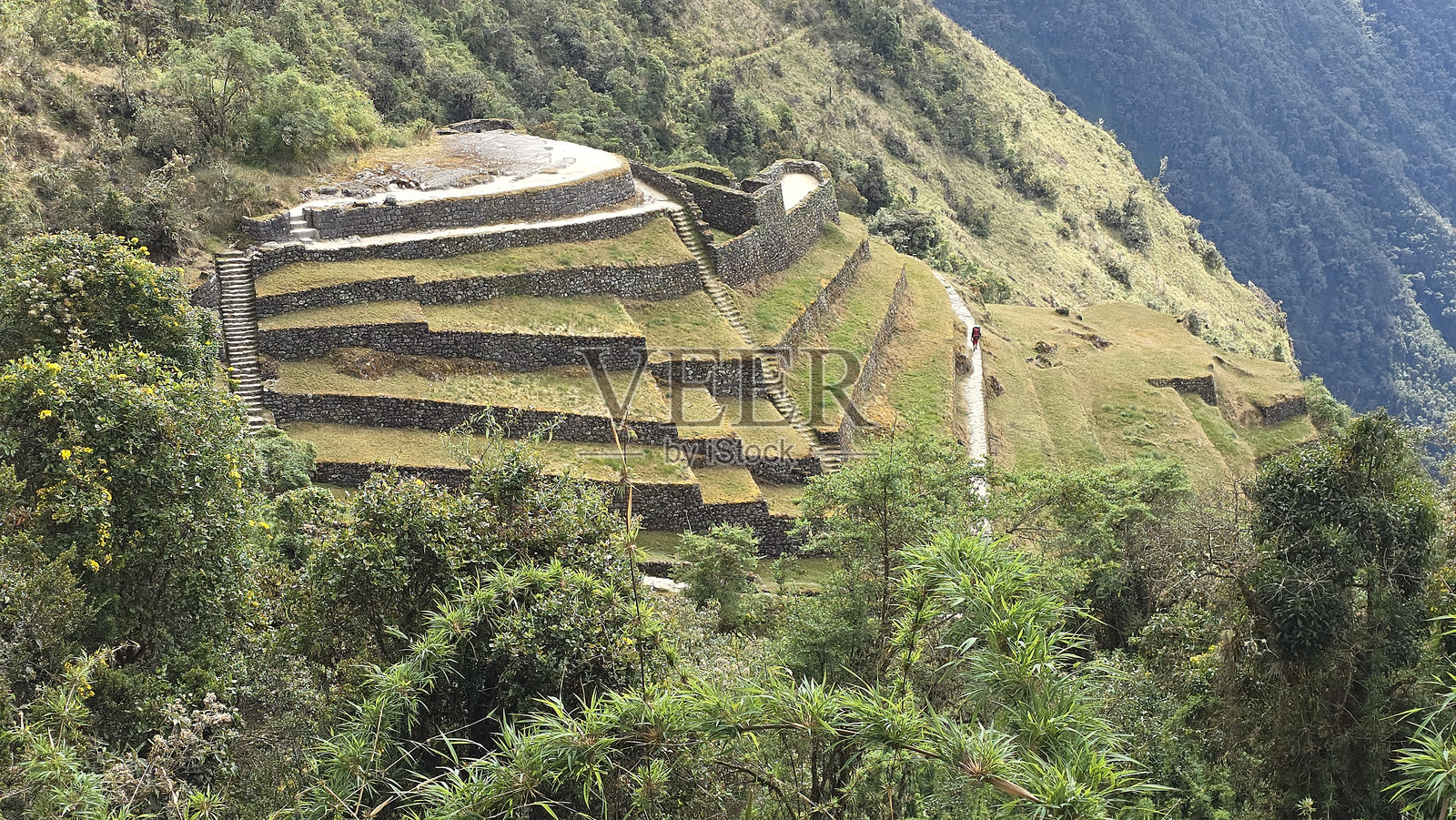 普尤帕塔马克遗址,马丘比丘印加古道照片摄影图片