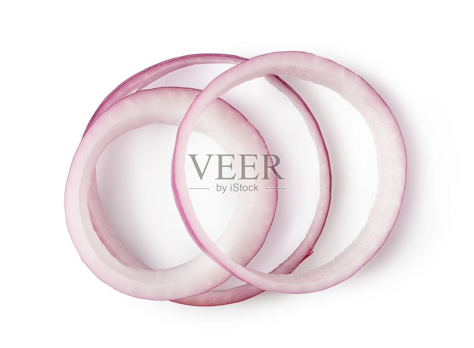 切片红洋葱照片摄影图片