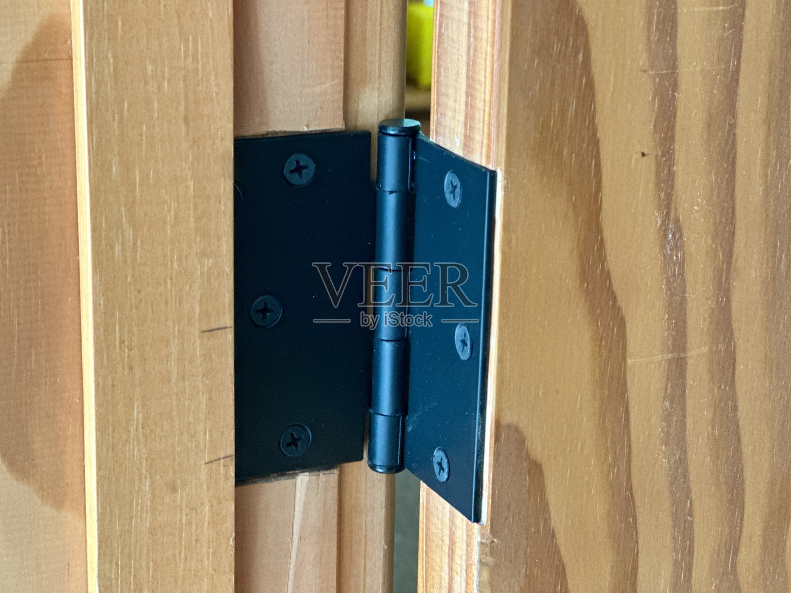 黑色门铰链照片摄影图片