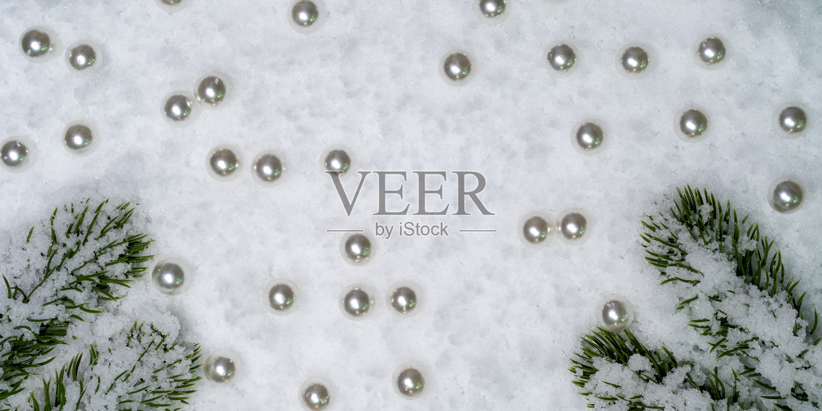 圣诞背景与圣诞装饰照片摄影图片