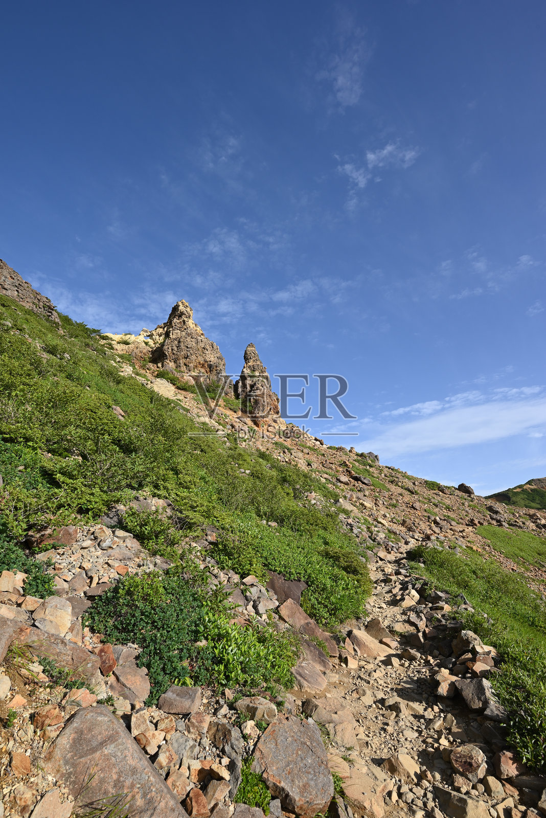攀登那须山脊照片摄影图片