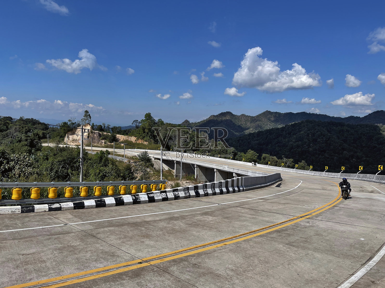 大逃亡:在泰国北部的梅洪松环线骑摩托车照片摄影图片