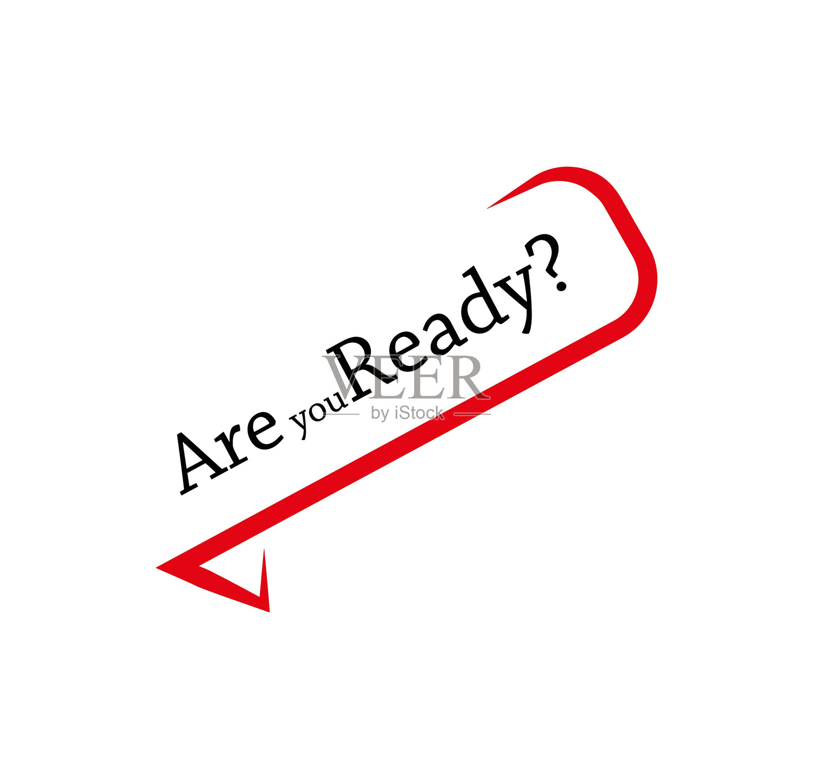 你准备好了吗?插画图片素材