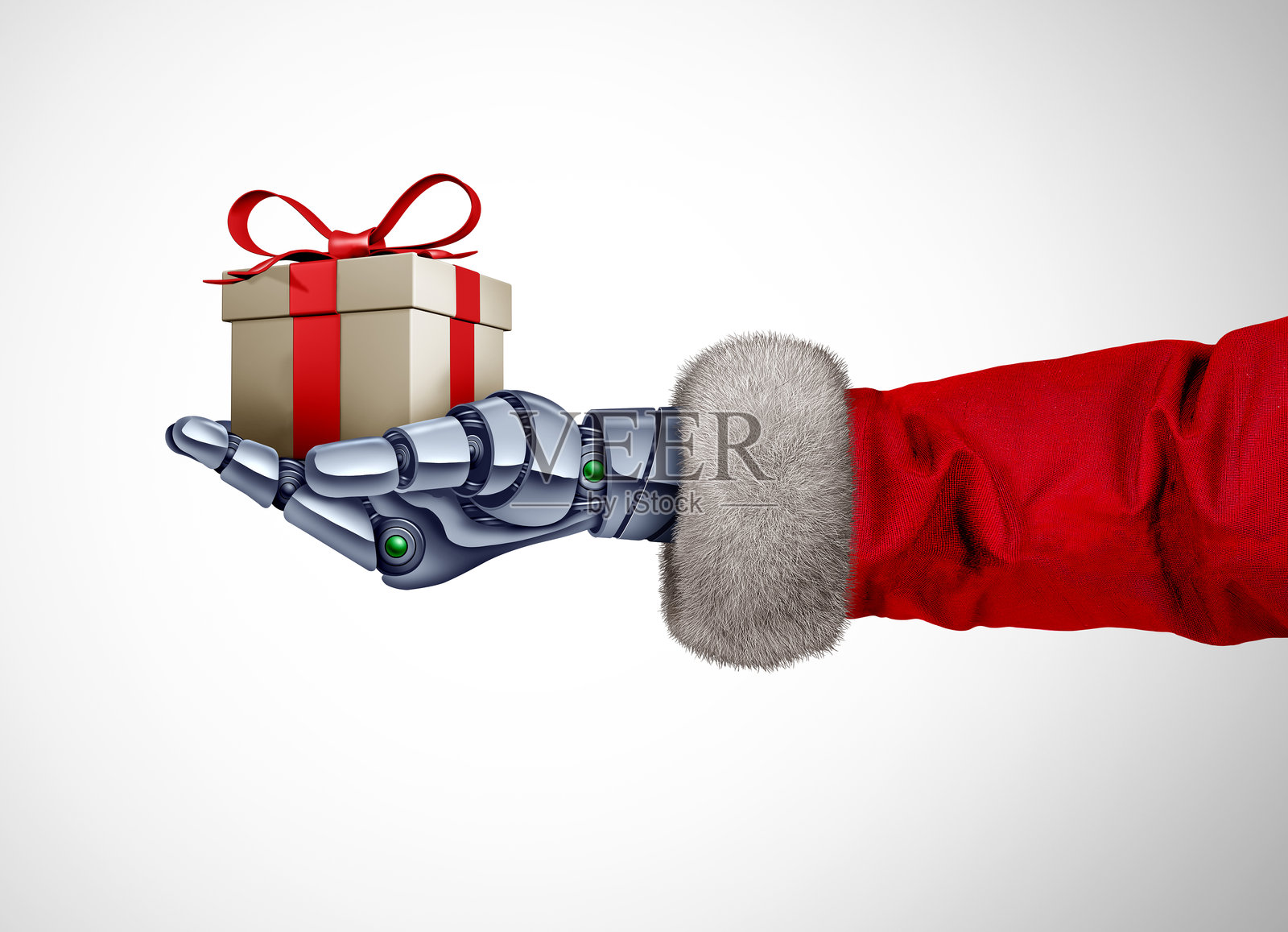 科技与圣诞假期照片摄影图片