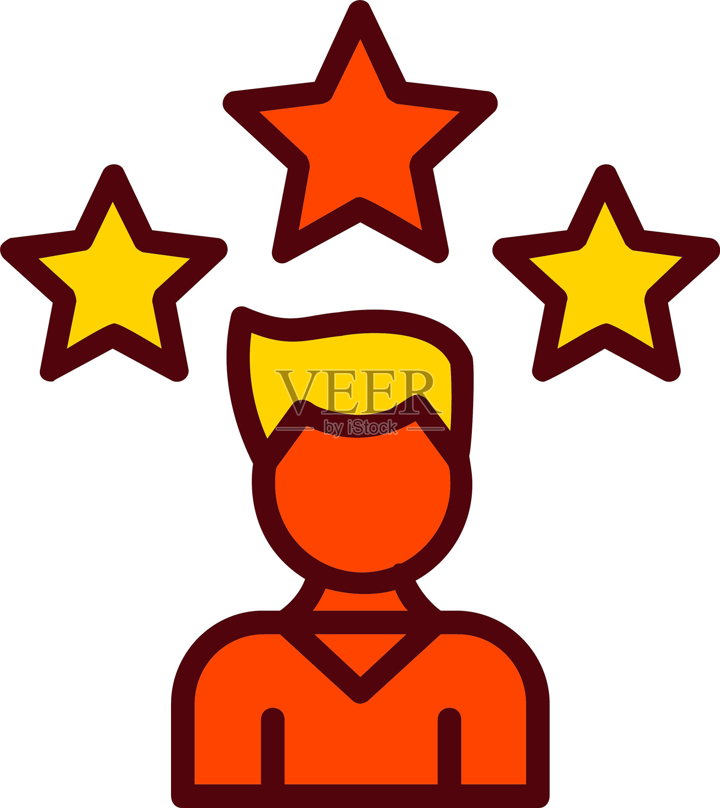 候选人矢量图标设计插画图片素材