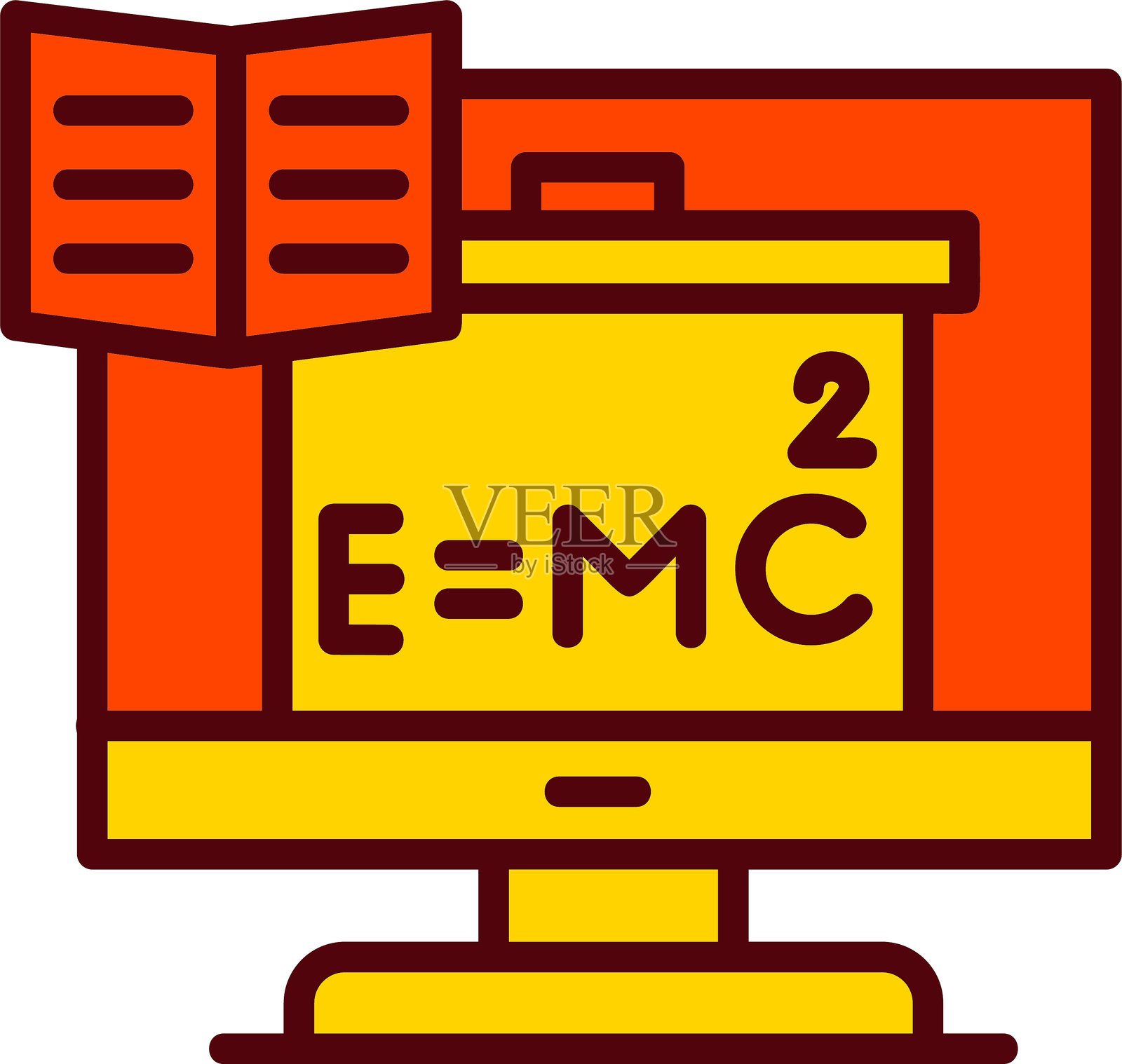物理学矢量图标设计插画图片素材