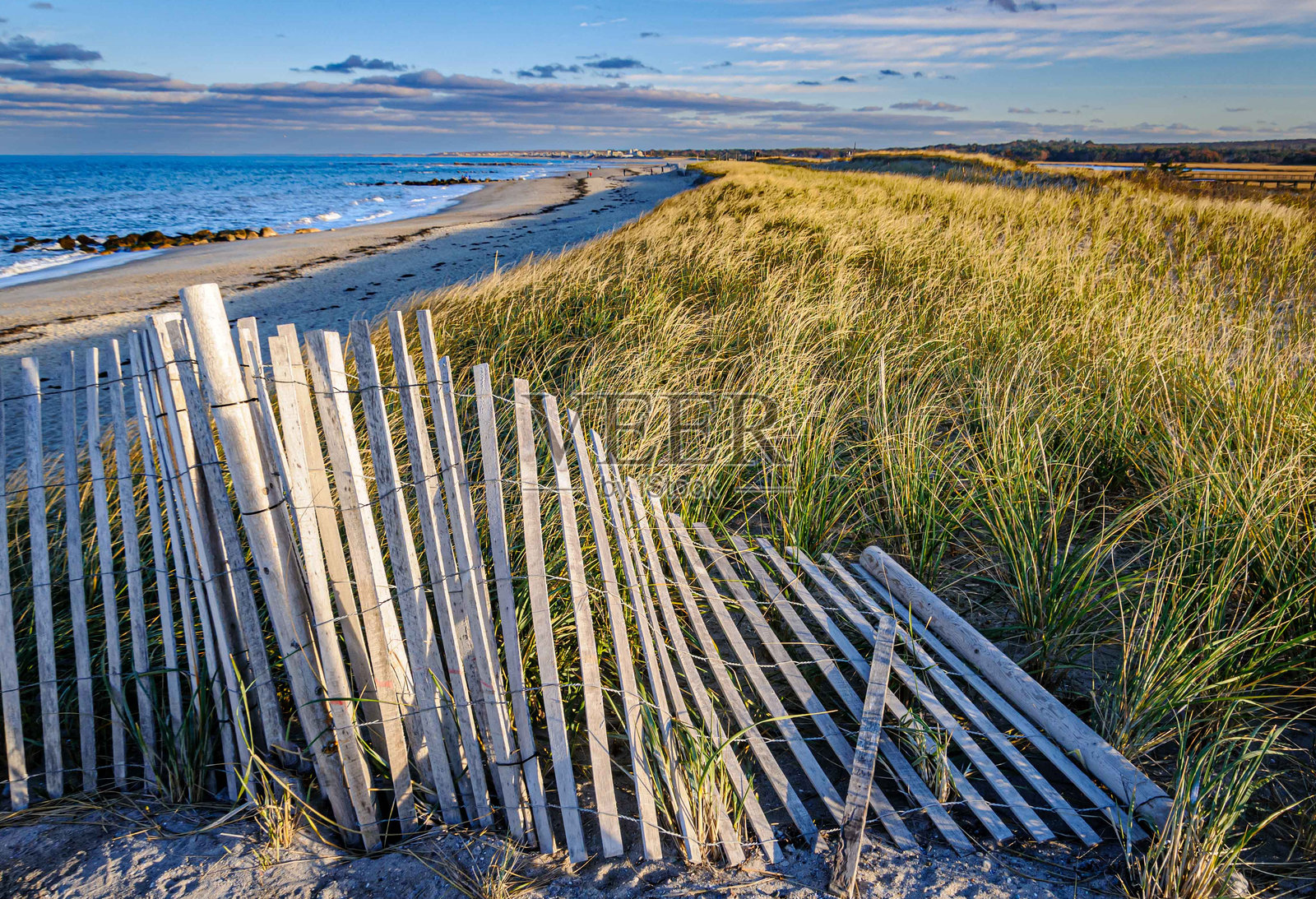 开普科德的镇颈海滩照片摄影图片