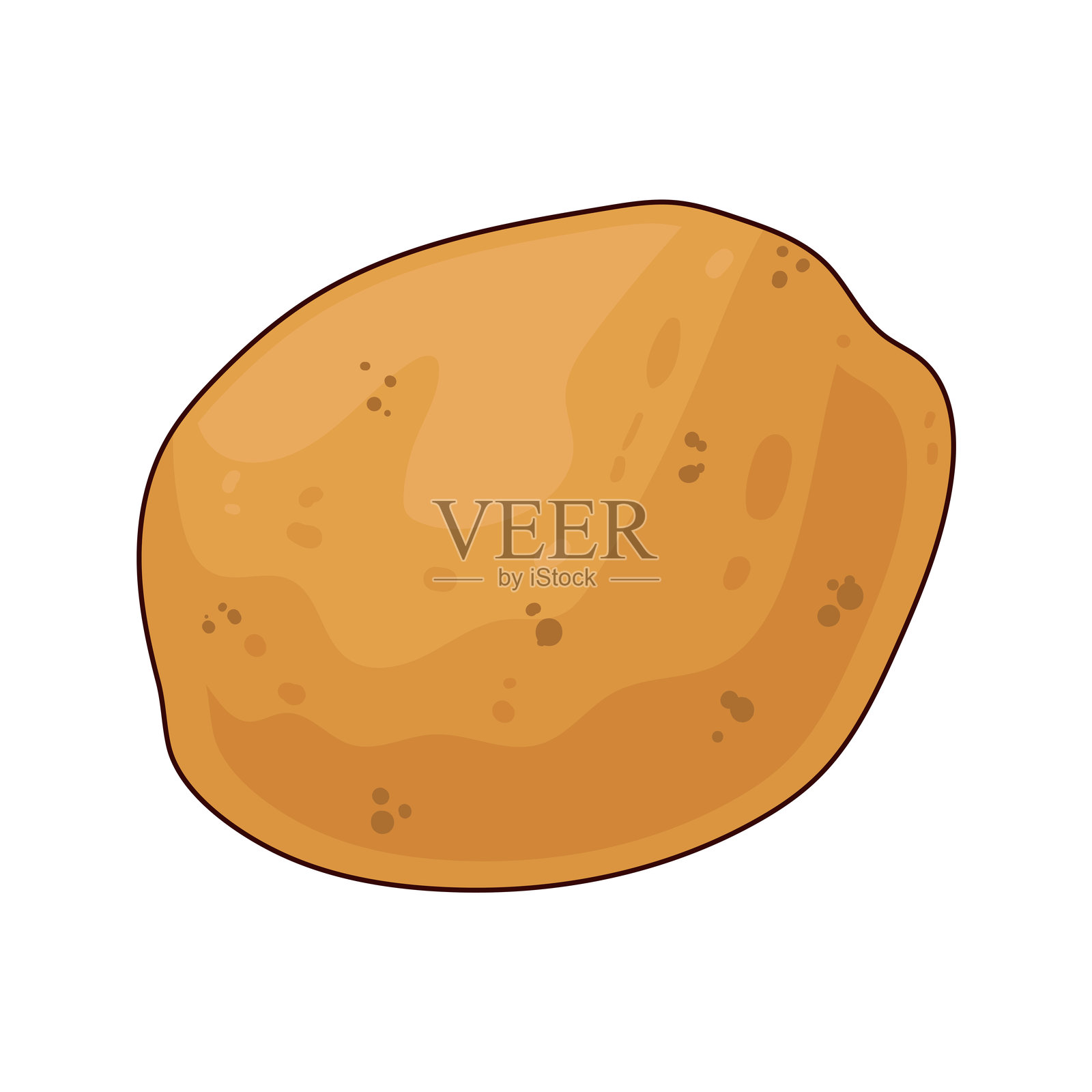 土豆插画图片素材