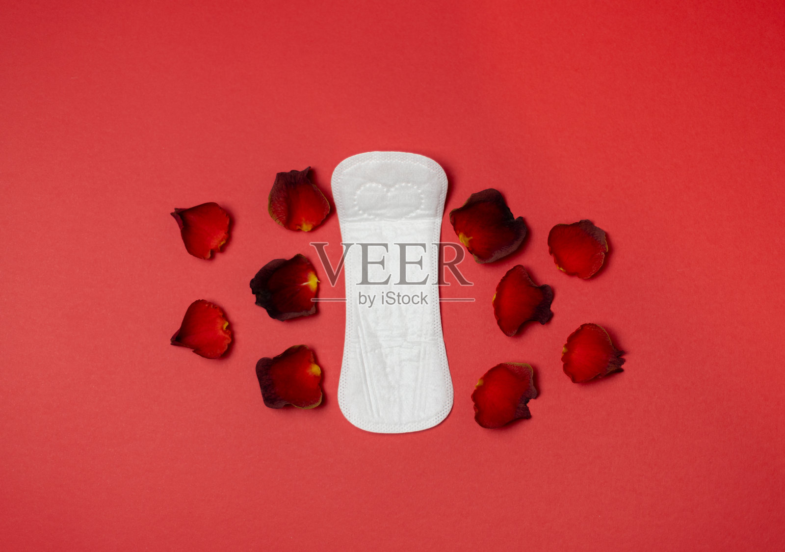 女性卫生保护月经期健康护理照片摄影图片