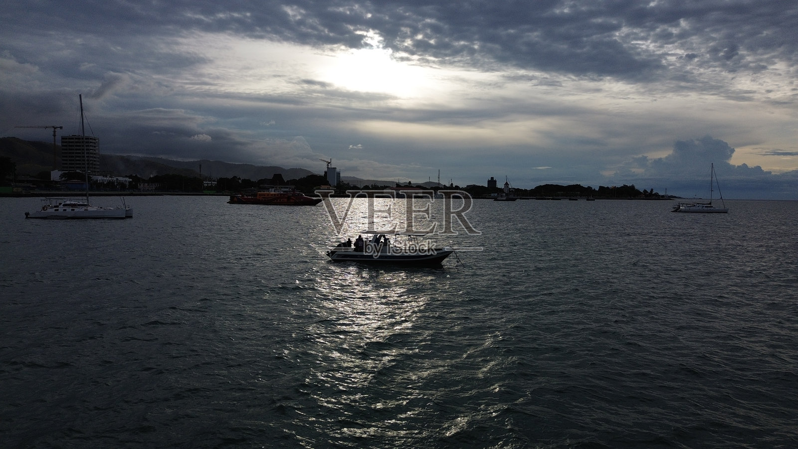 东帝汶海滩及沿海地区的鸟瞰图照片摄影图片