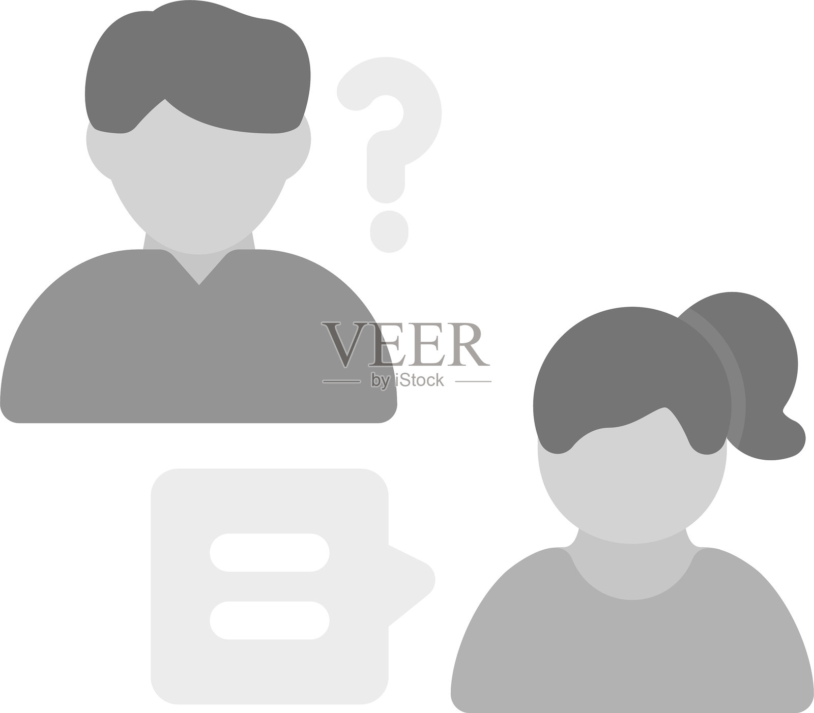 求职面试图标插画图片素材