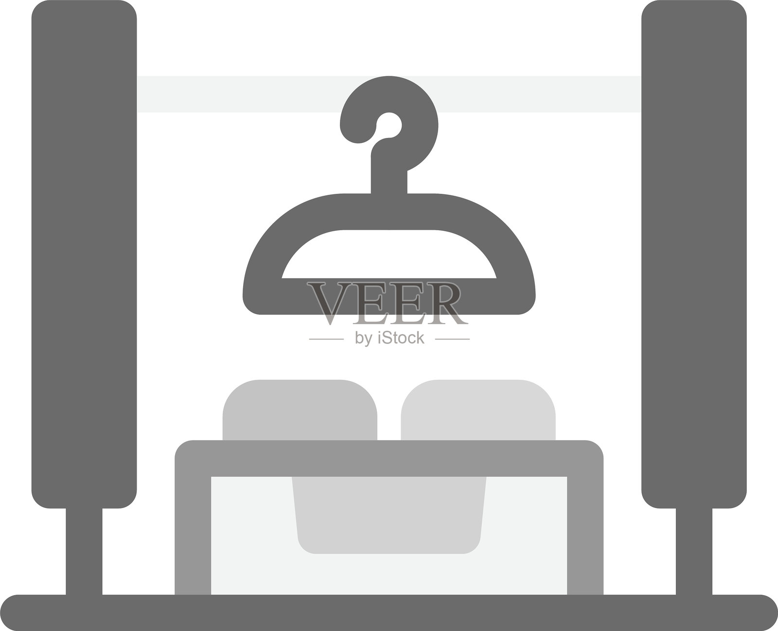 衣架图标插画图片素材