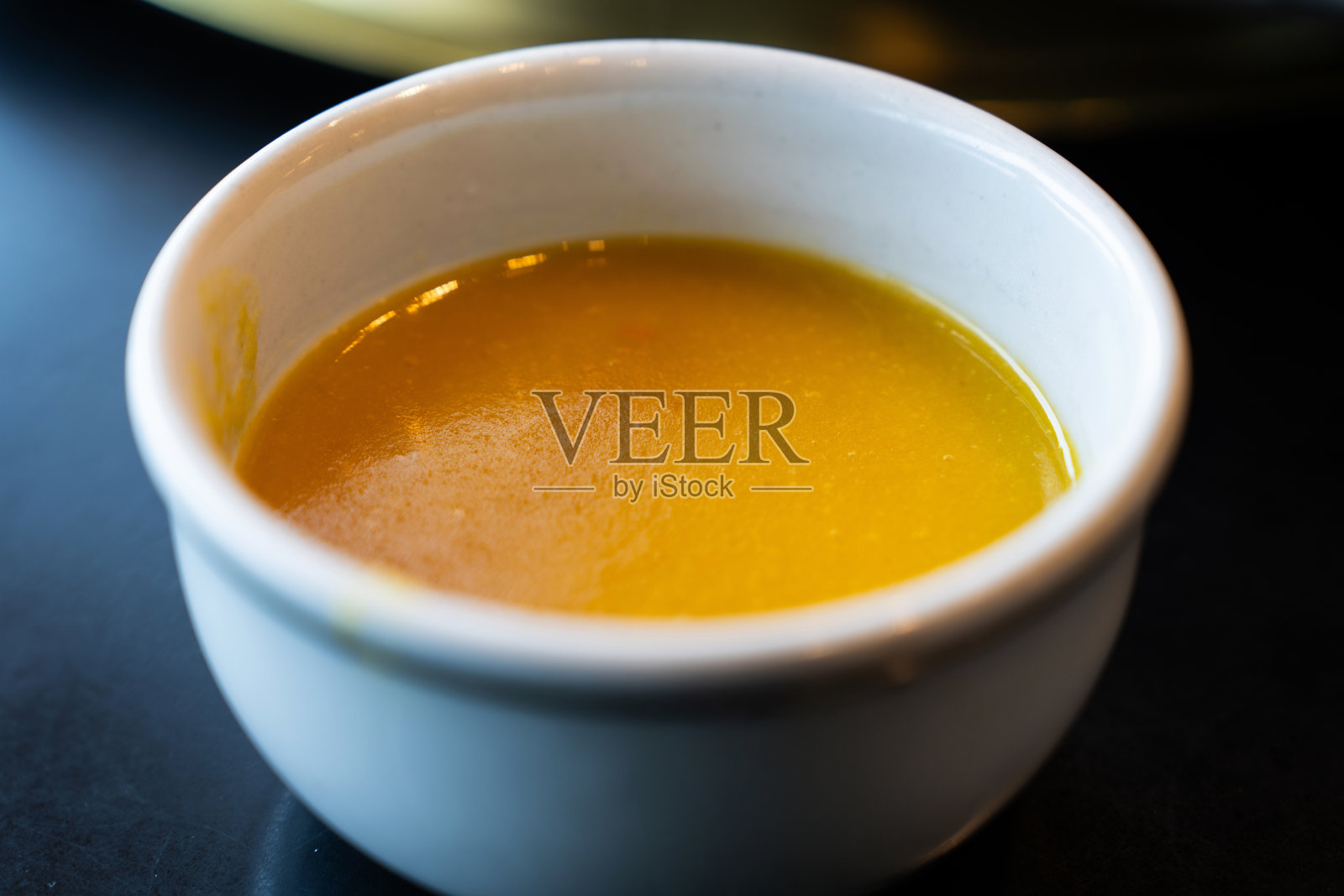 传统韩国南瓜汤照片摄影图片