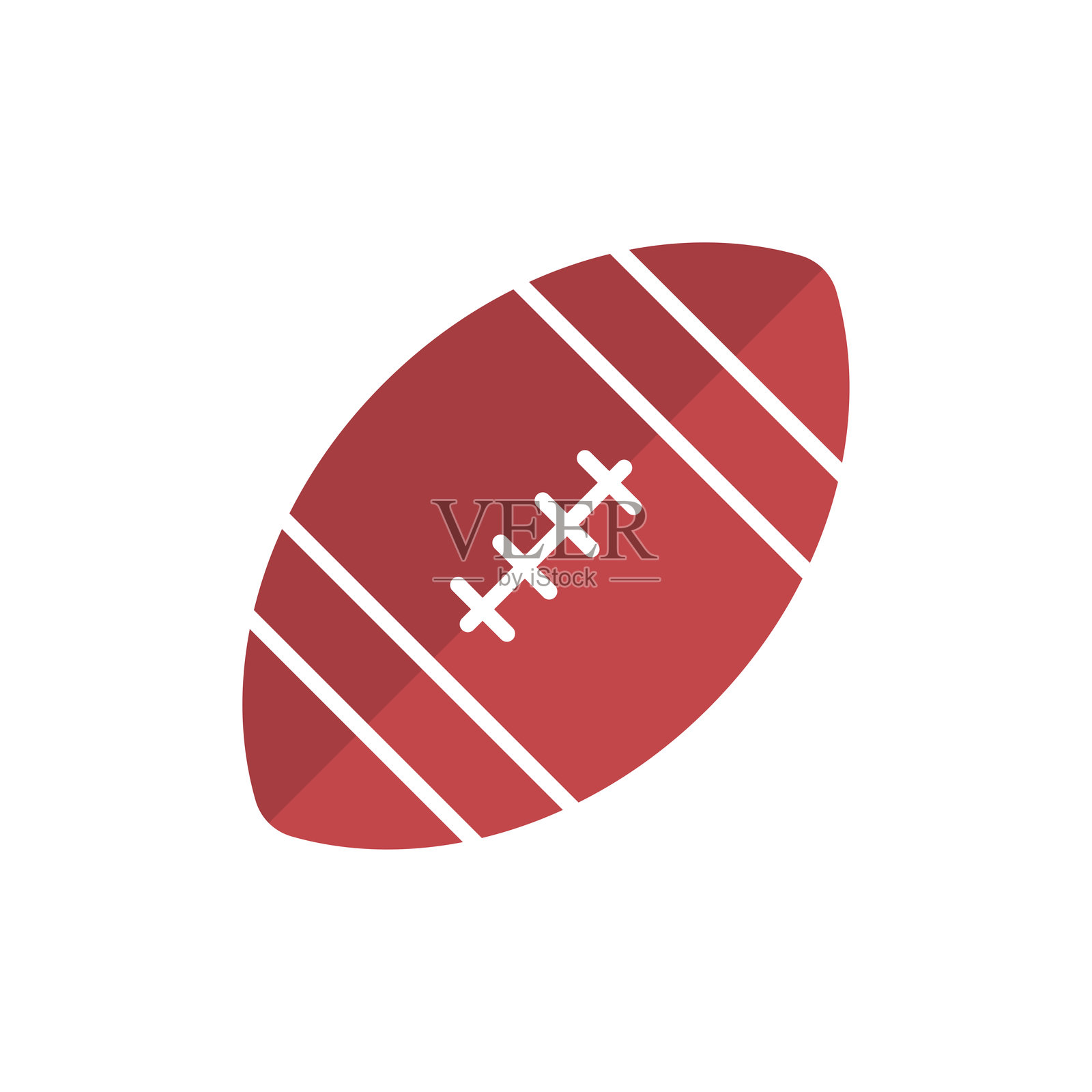 美式足球图标矢量设计元素模板插画图片素材