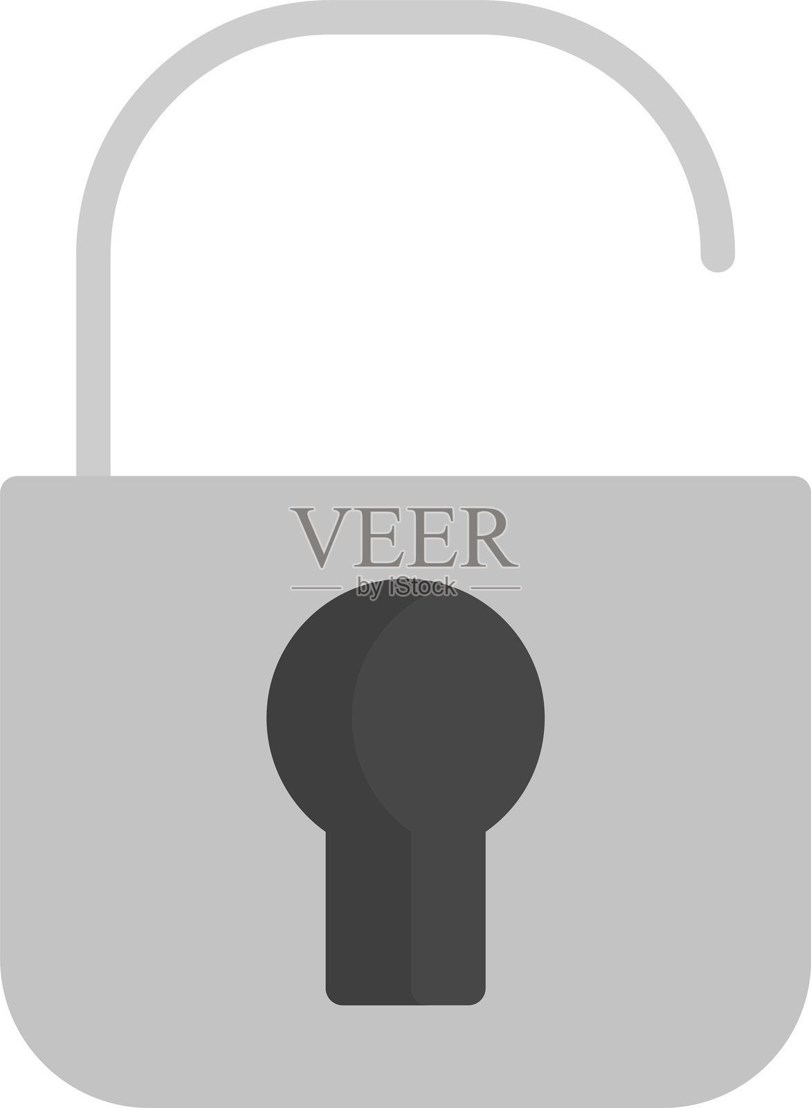 解锁图标插画图片素材