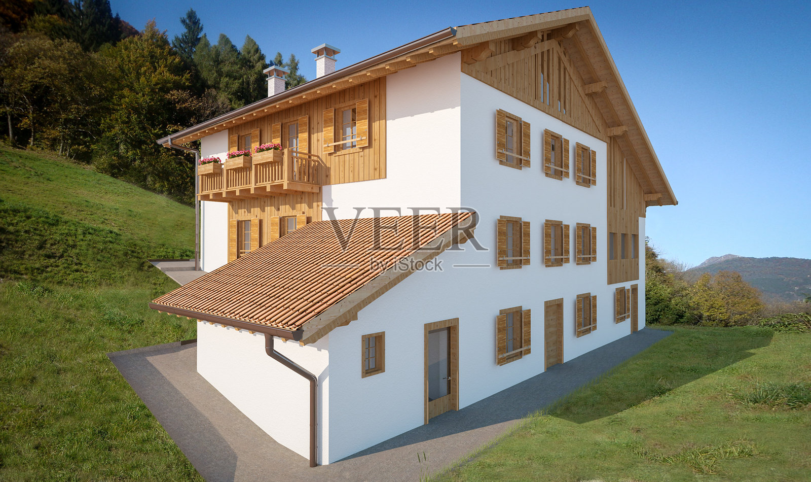 3D外部渲染照片摄影图片