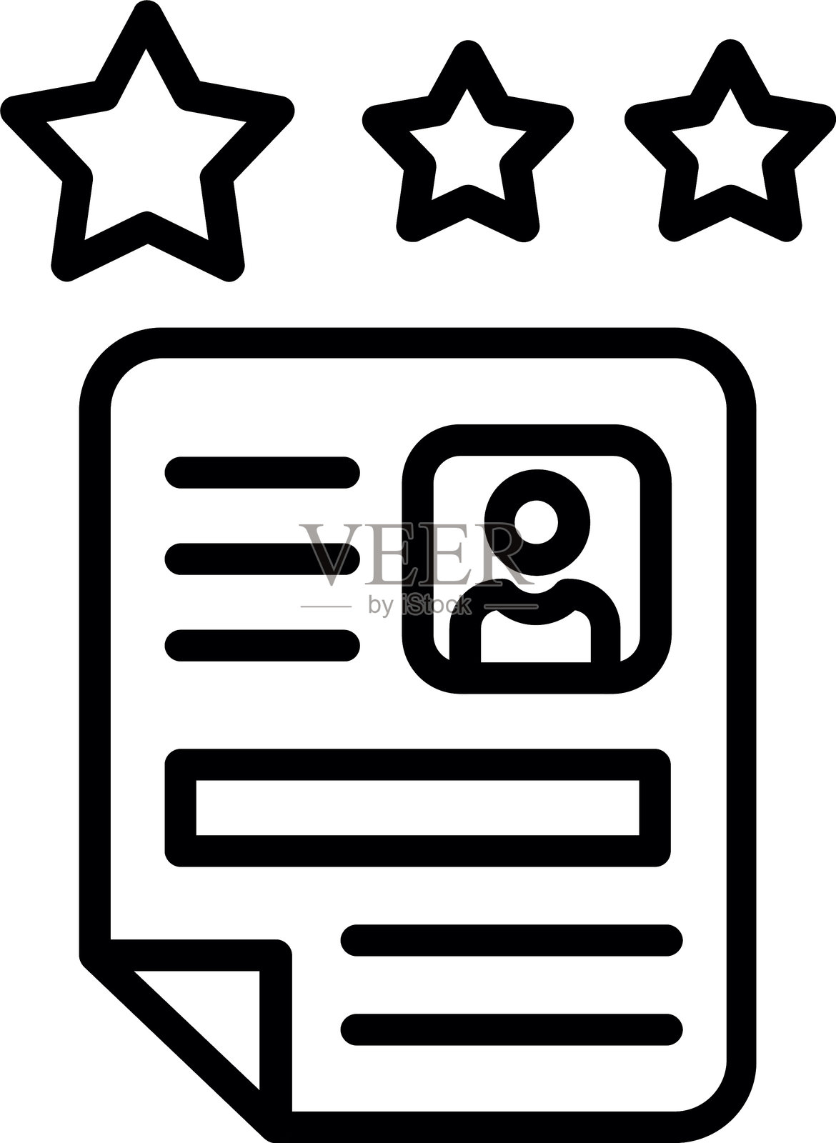 办公室不合格线图标设计插画图片素材