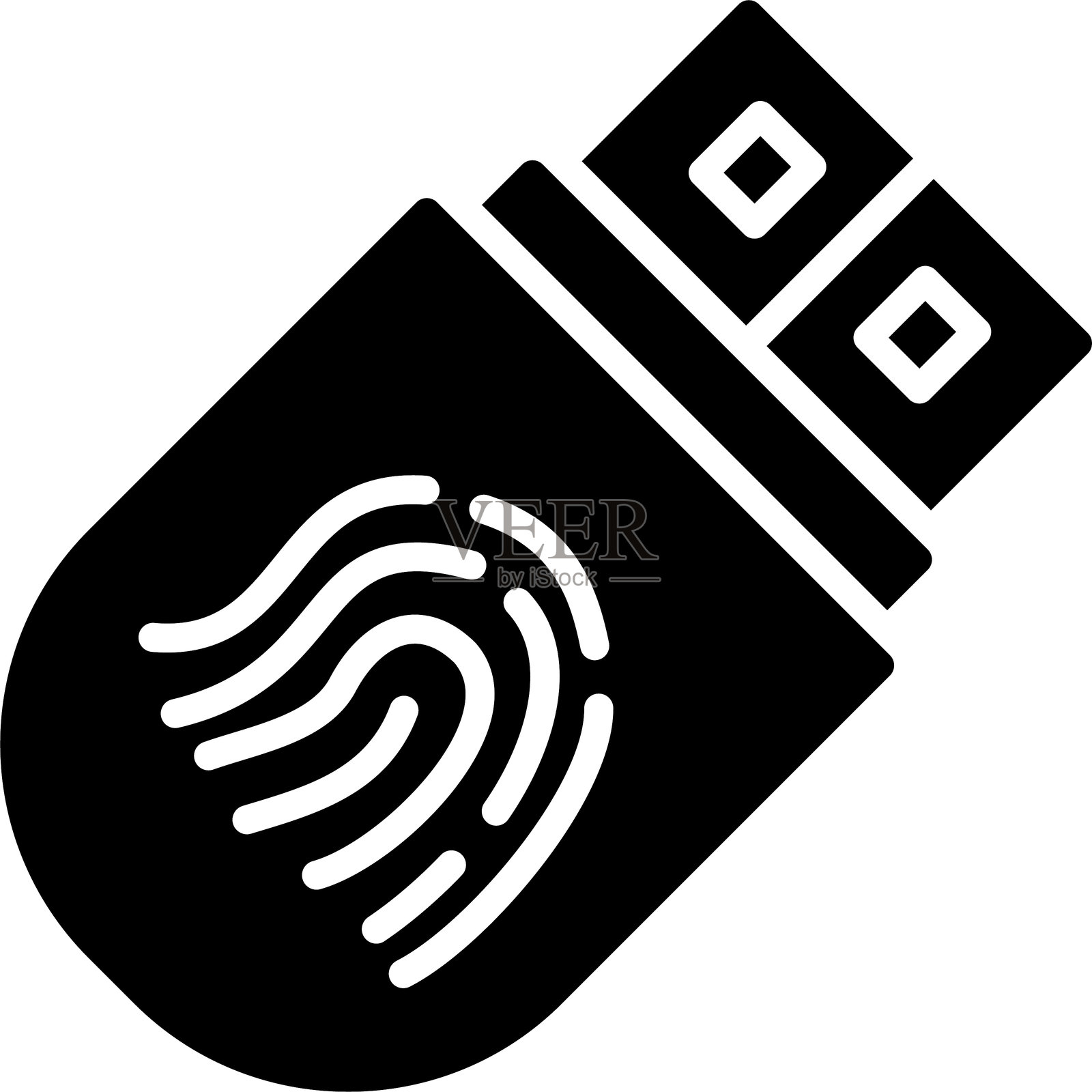 USB图标设计插画图片素材