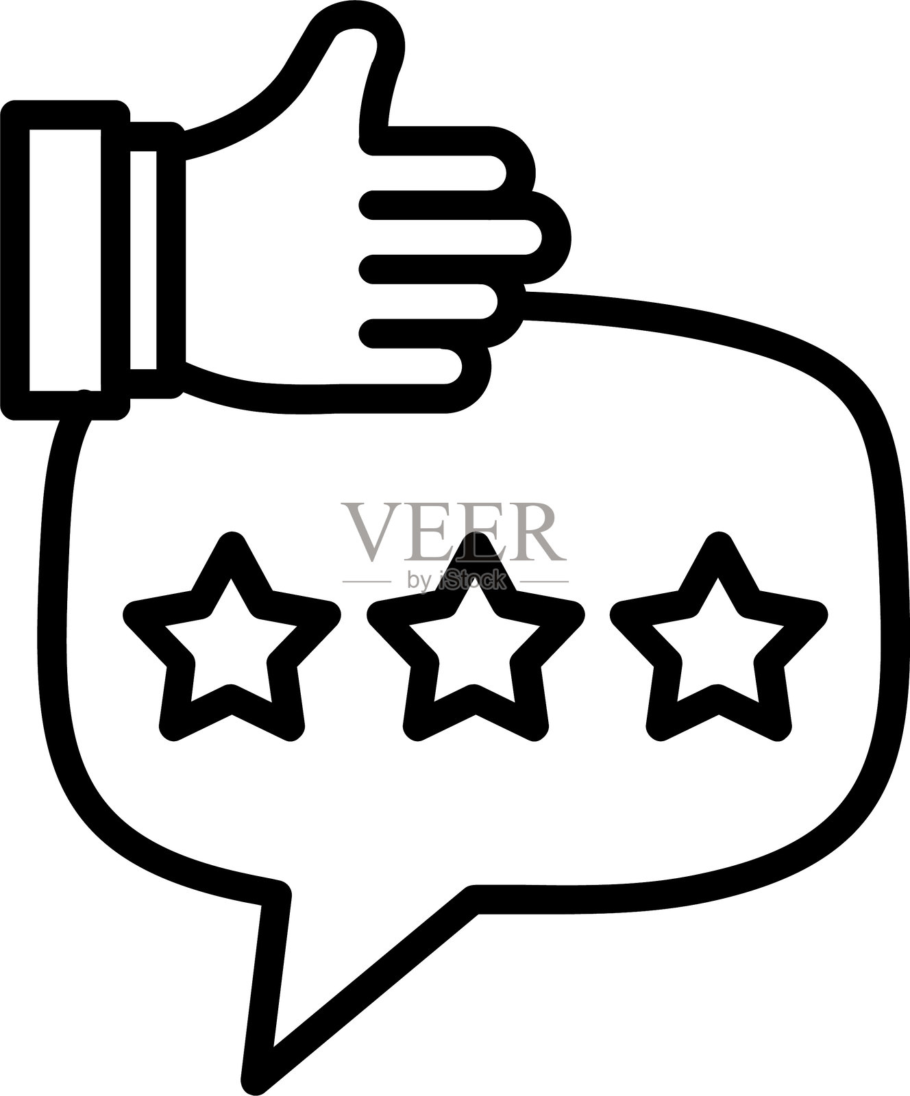 审查线条图标设计插画图片素材