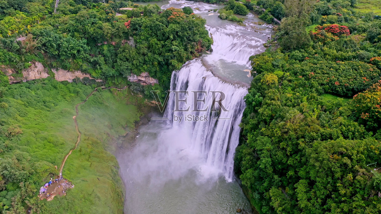 黄果树瀑布,中国贵州,亚洲。照片摄影图片